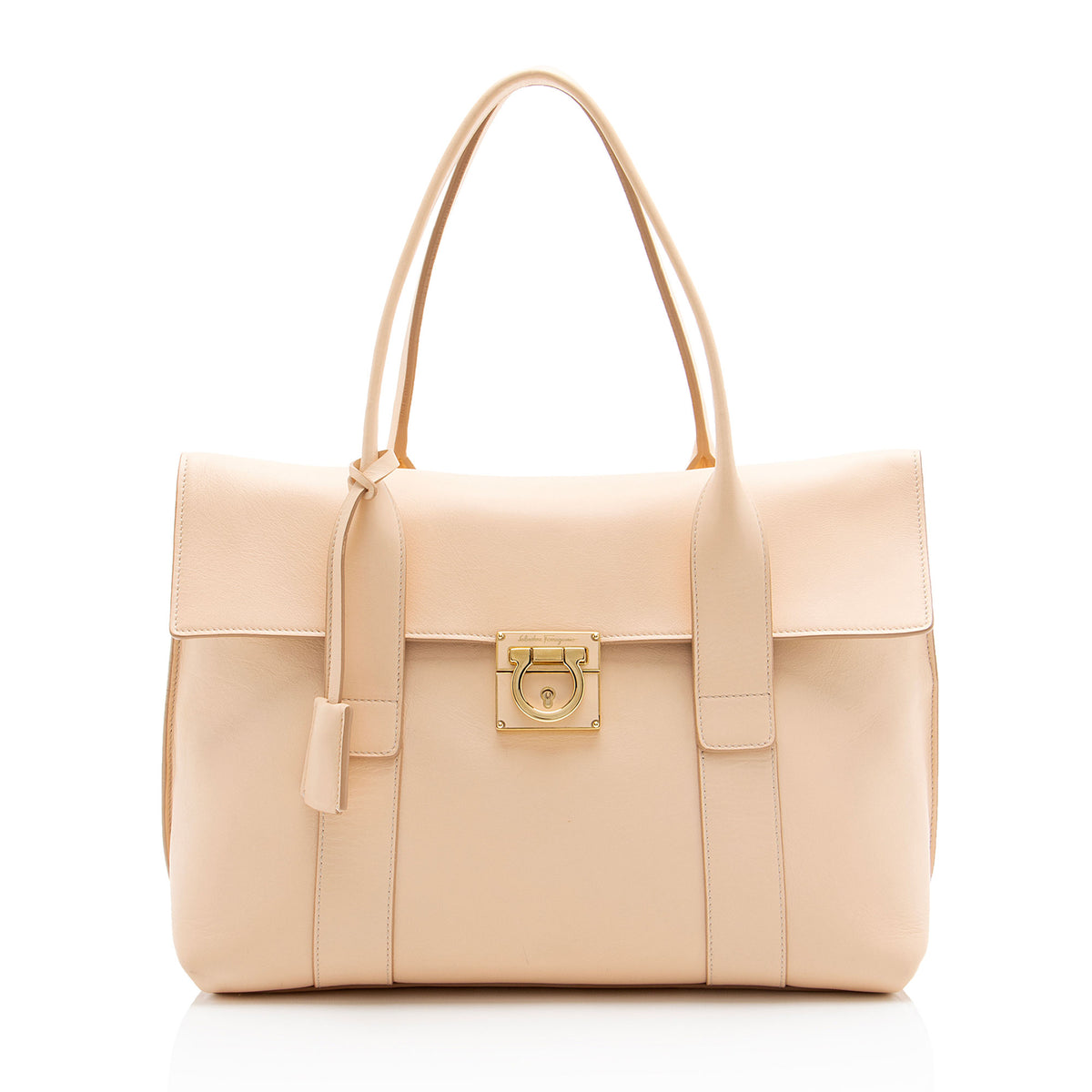 Ferragamo Calfskin Sookie Medium Satchel