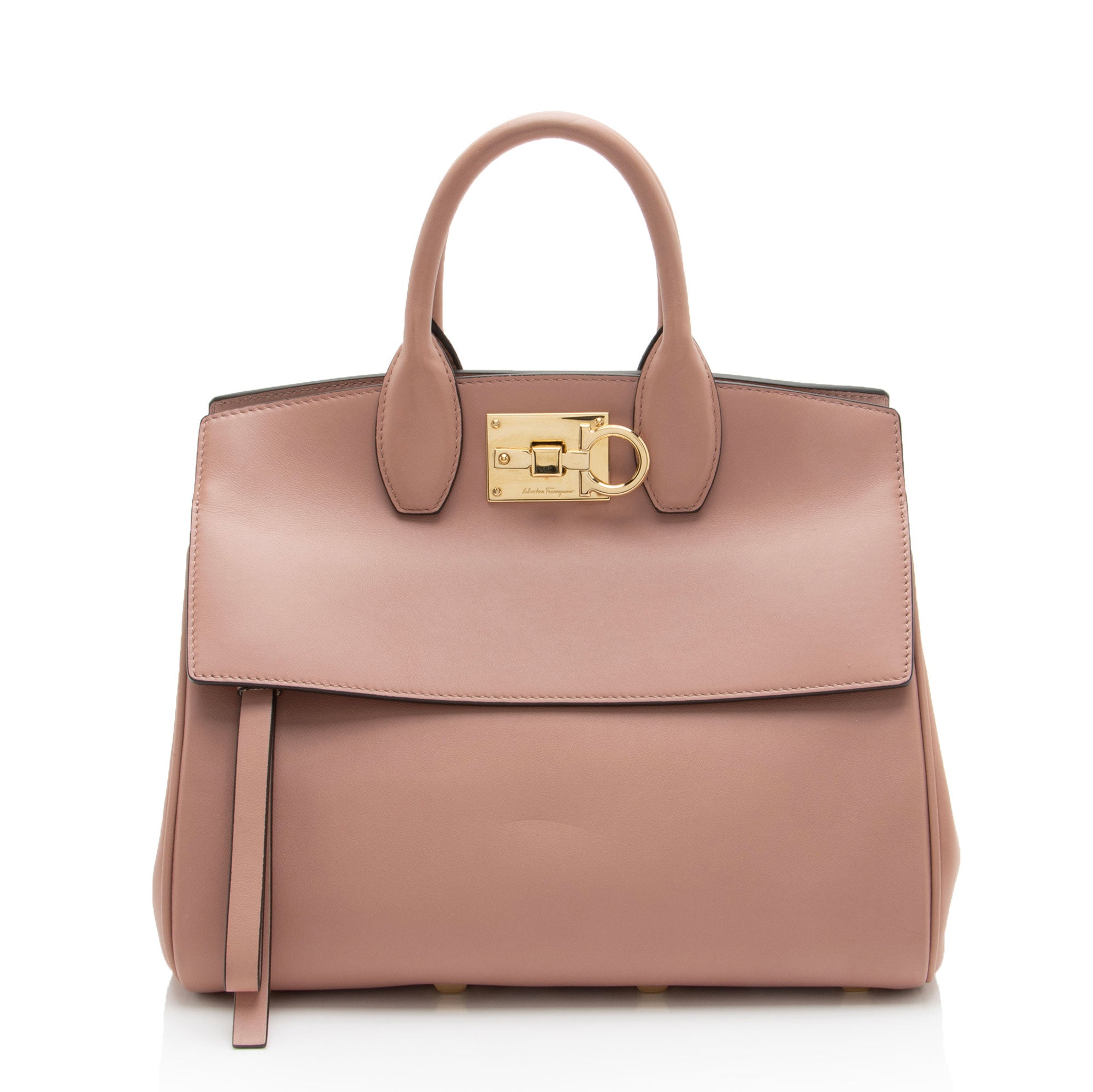 Ferragamo Calfskin Studio Small Satchel