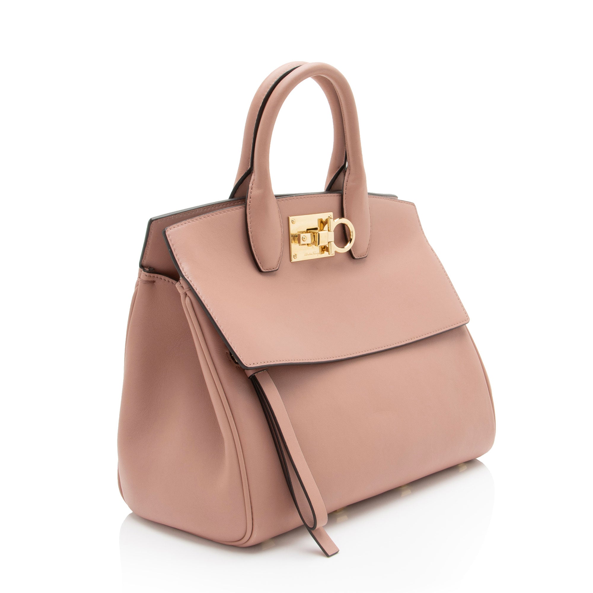 Ferragamo Calfskin Studio Small Satchel