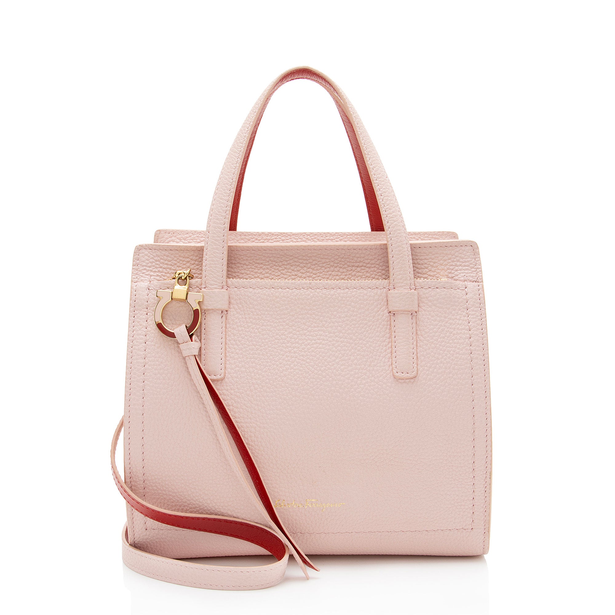Ferragamo Leather Amy Small Tote