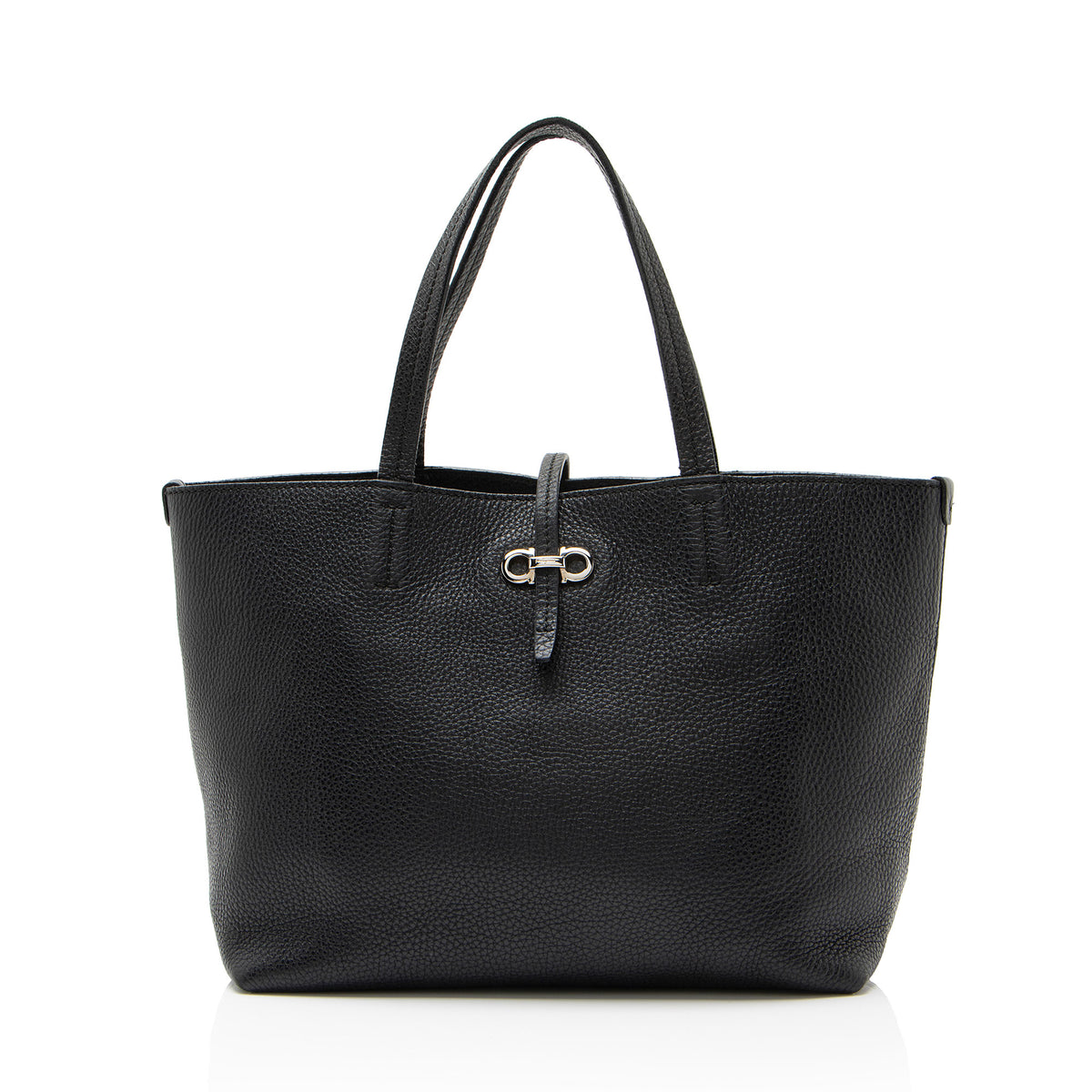 Ferragamo Leather Bice Small Tote