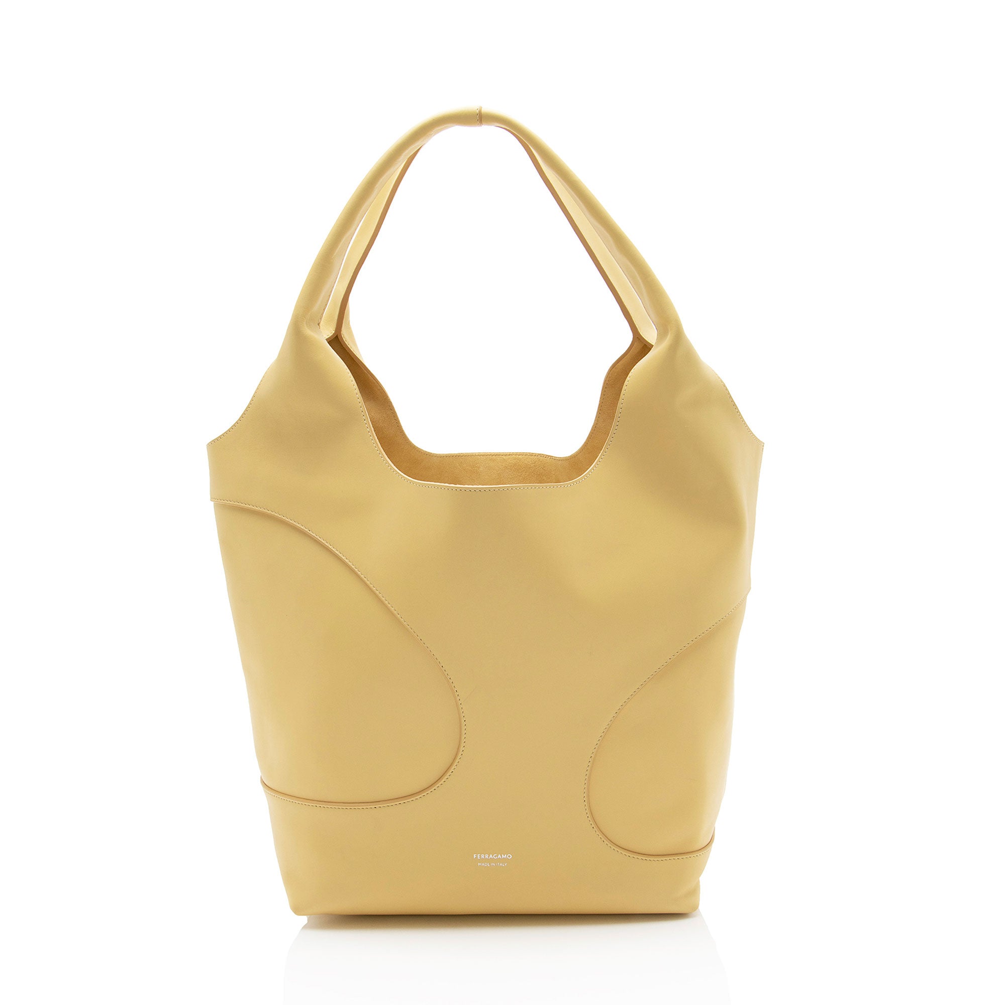 Ferragamo Leather Cut Out Hobo