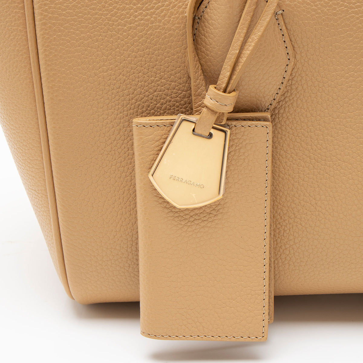 Ferragamo Leather Firenze E/W XL Tote