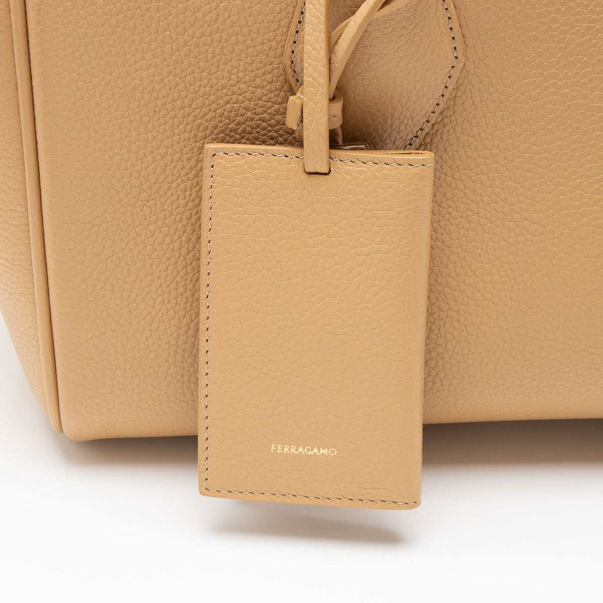 Ferragamo Leather Firenze E/W XL Tote