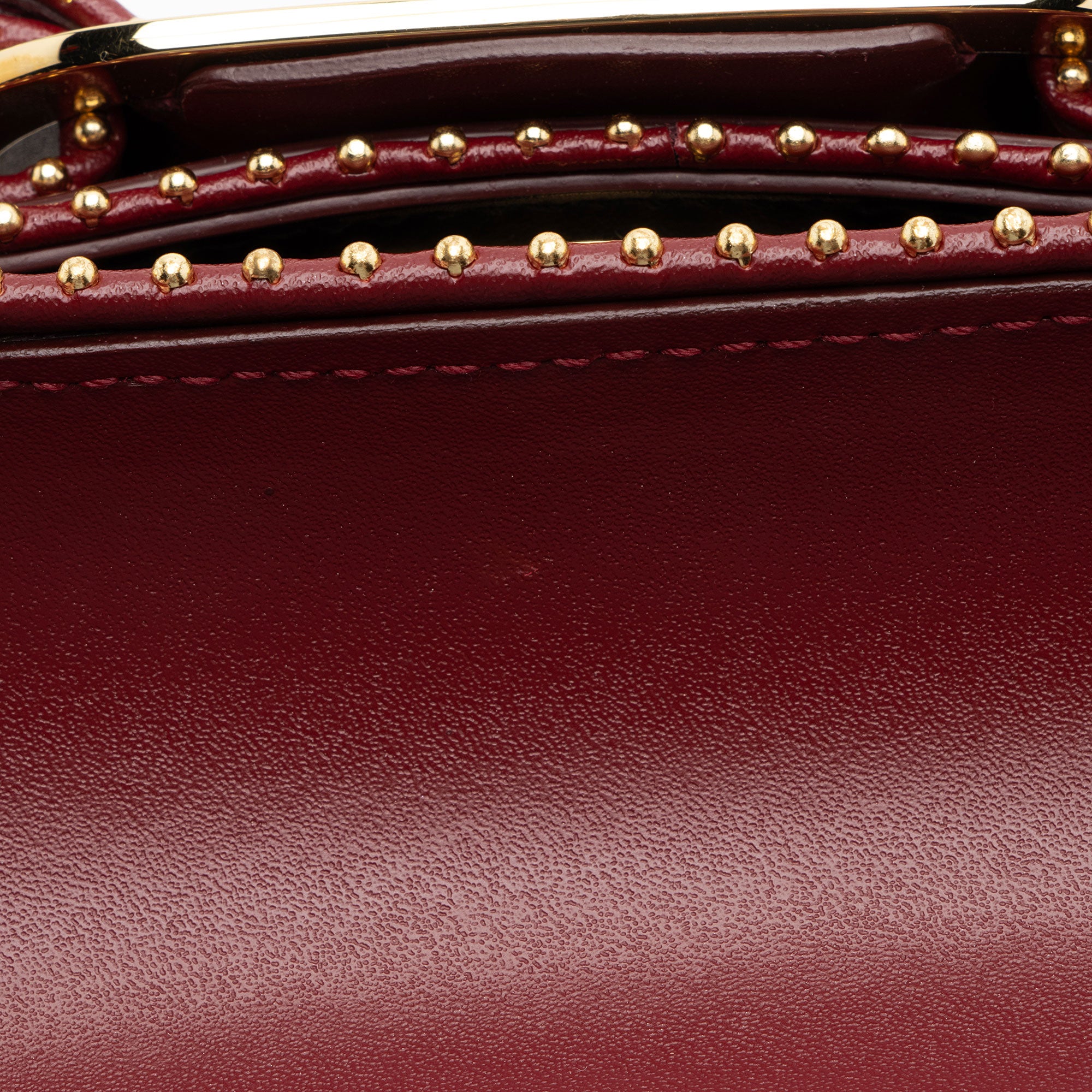 Ferragamo Leather Vara Mini Crossbody