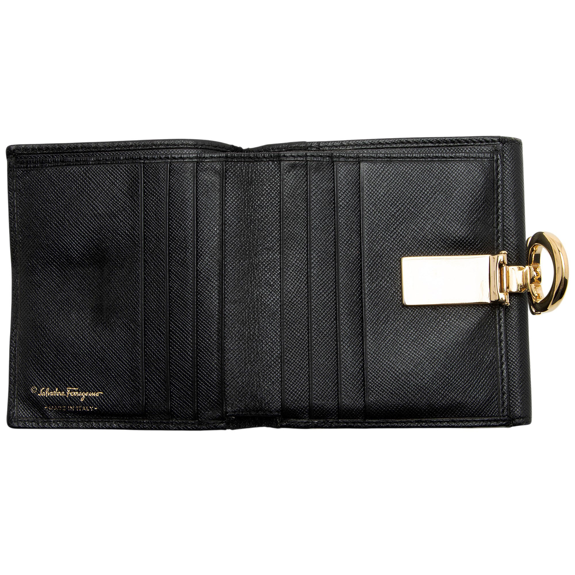 Ferragamo Saffiano Compact Wallet