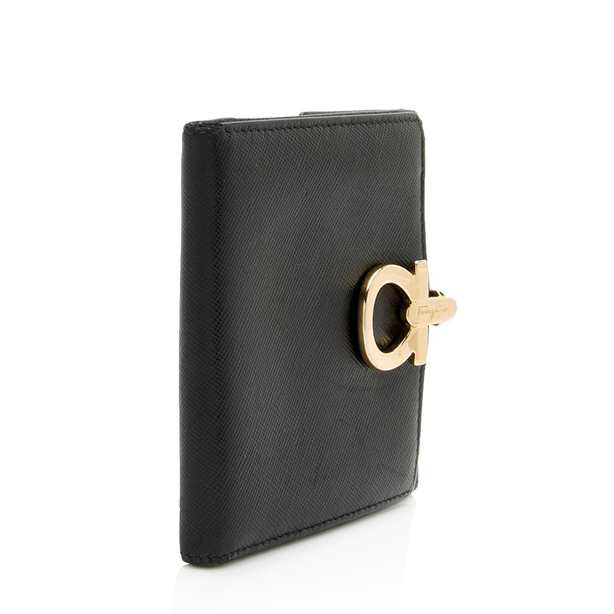 Ferragamo Saffiano Compact Wallet