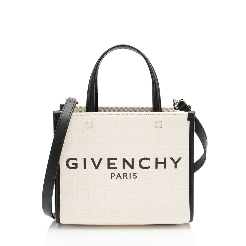 Givenchy 4G Coated Canvas Mini Shopper Tote (SHF-TVlWrl)