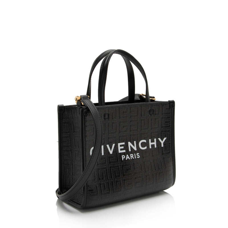 Givenchy 4G Coated Canvas Mini Shopper Tote (SHF-odKIak)