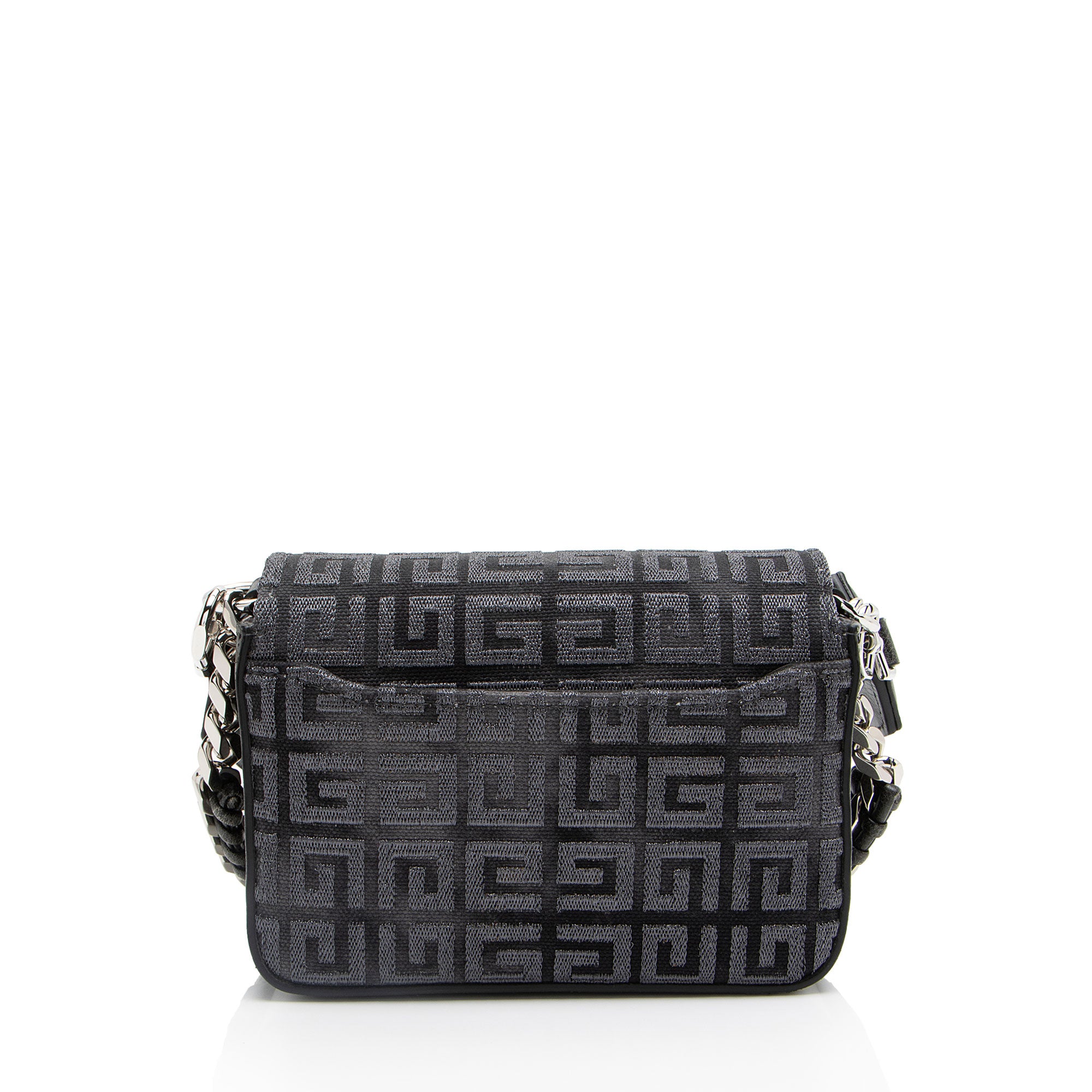 Givenchy 4G Embroidered Canvas 4G Small Shoulder Bag