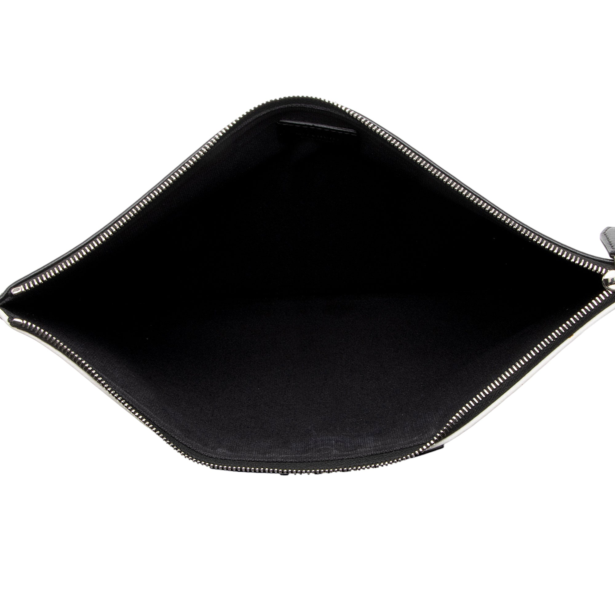 Givenchy Brogue Leather Antigona Zip Pouch (SHF-2iBJP6)