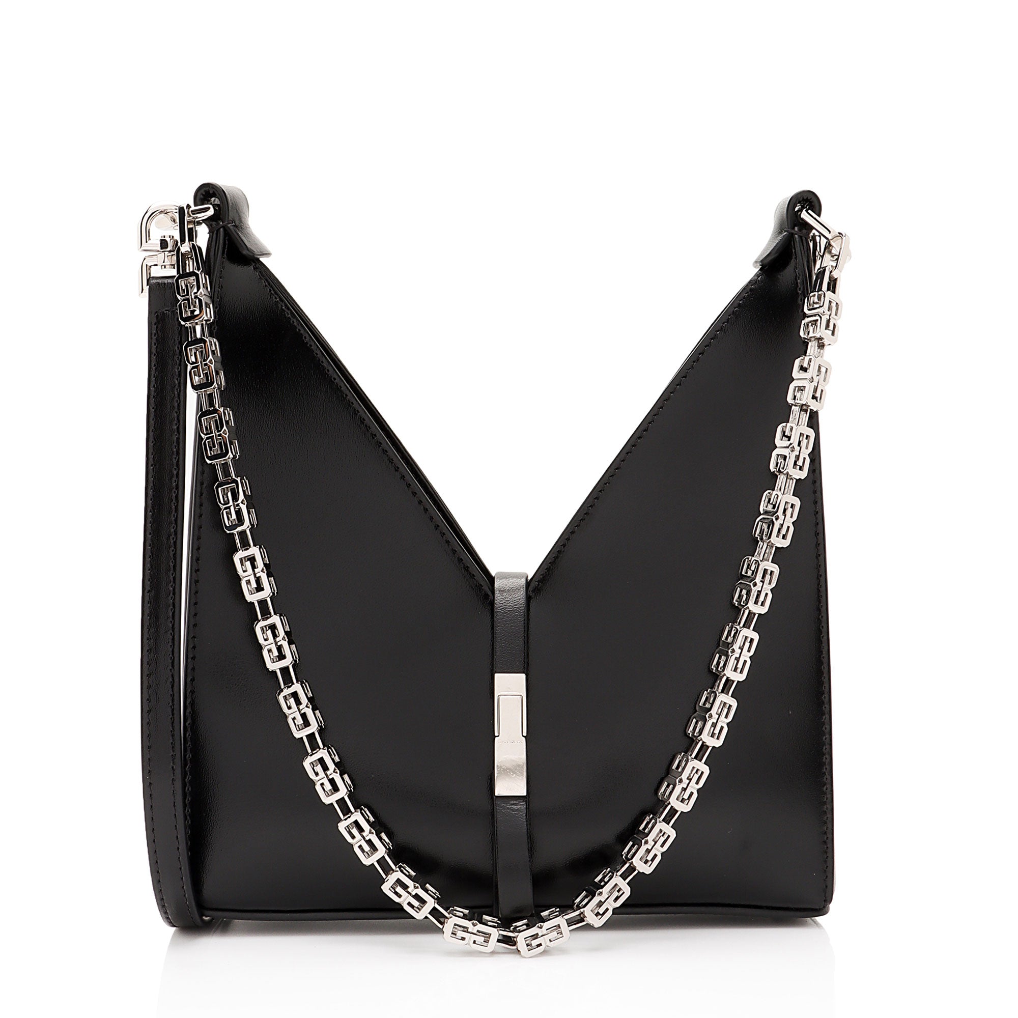 Givenchy Calfskin Cut Out Mini G Cube Chain Bag (SHF-AOJysH)