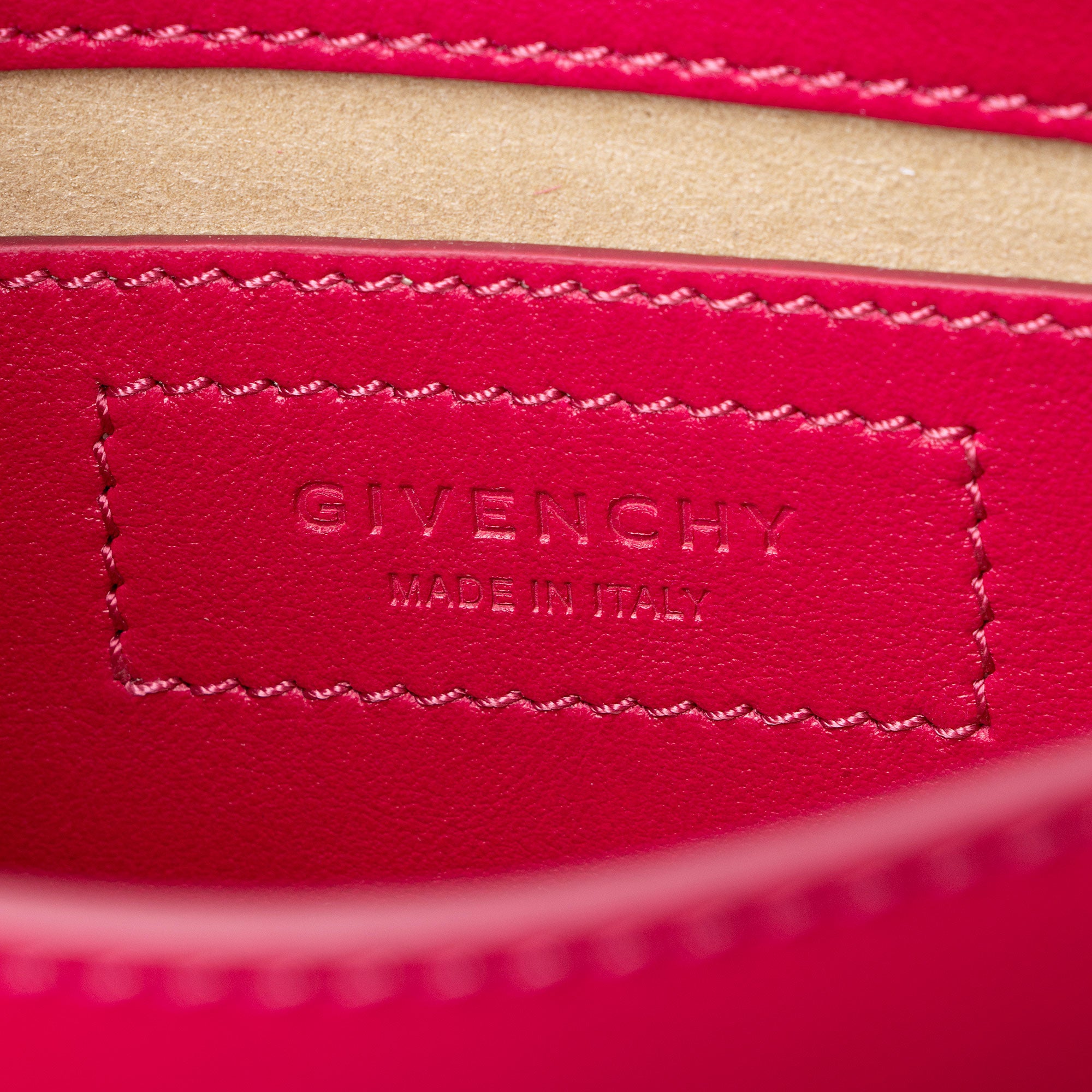 Givenchy Calfskin Infinity Saddle Mini Bag