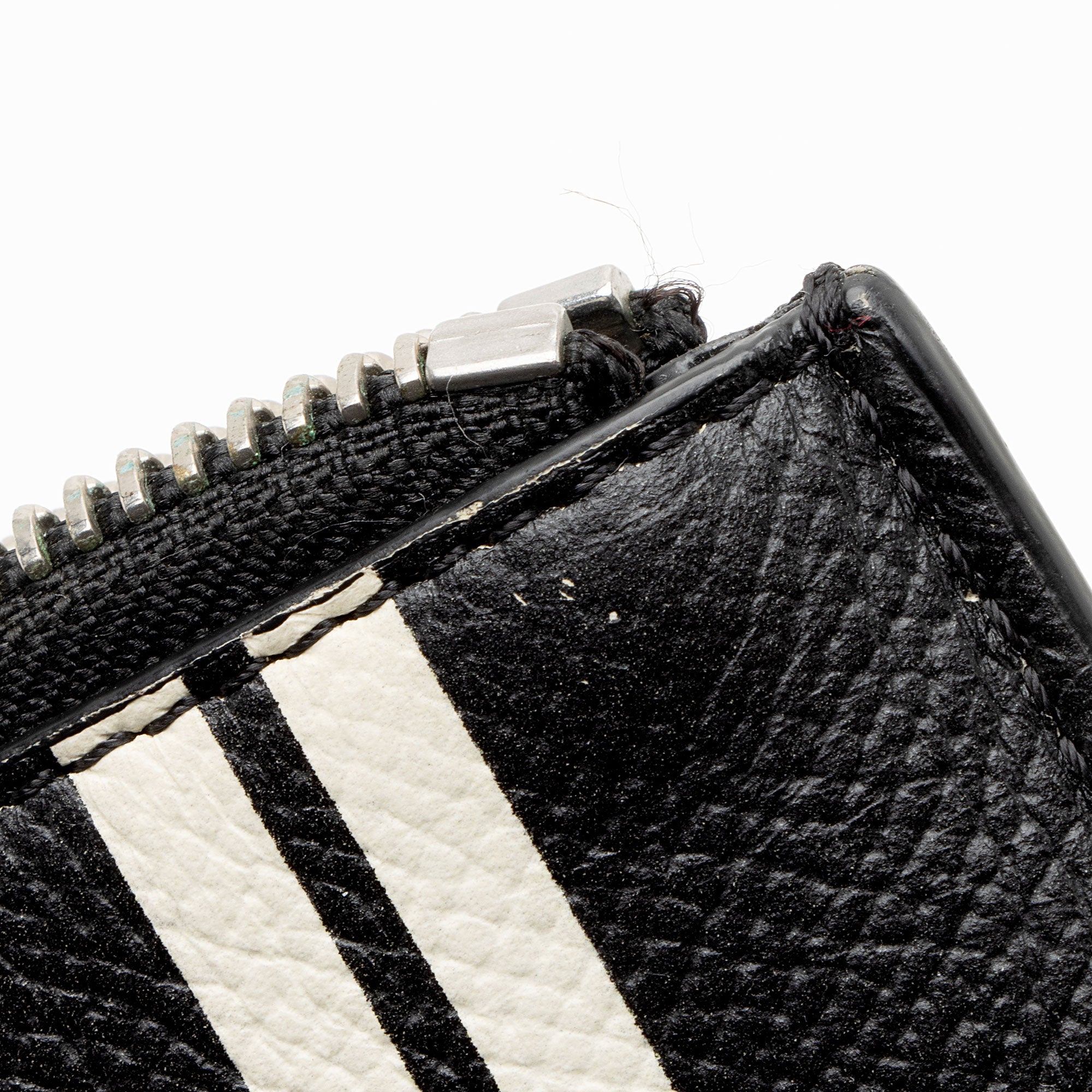 Givenchy Calfskin Striped Zip Pouch