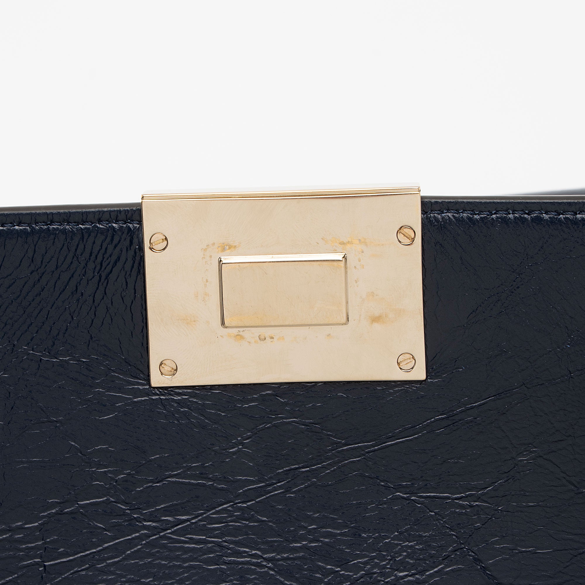 Givenchy Crinkled Patent Leather ID Medium Flap Bag (SHF-ElRXOM)