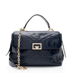 Givenchy Crinkled Patent Leather ID Medium Flap Bag (SHF-ElRXOM)