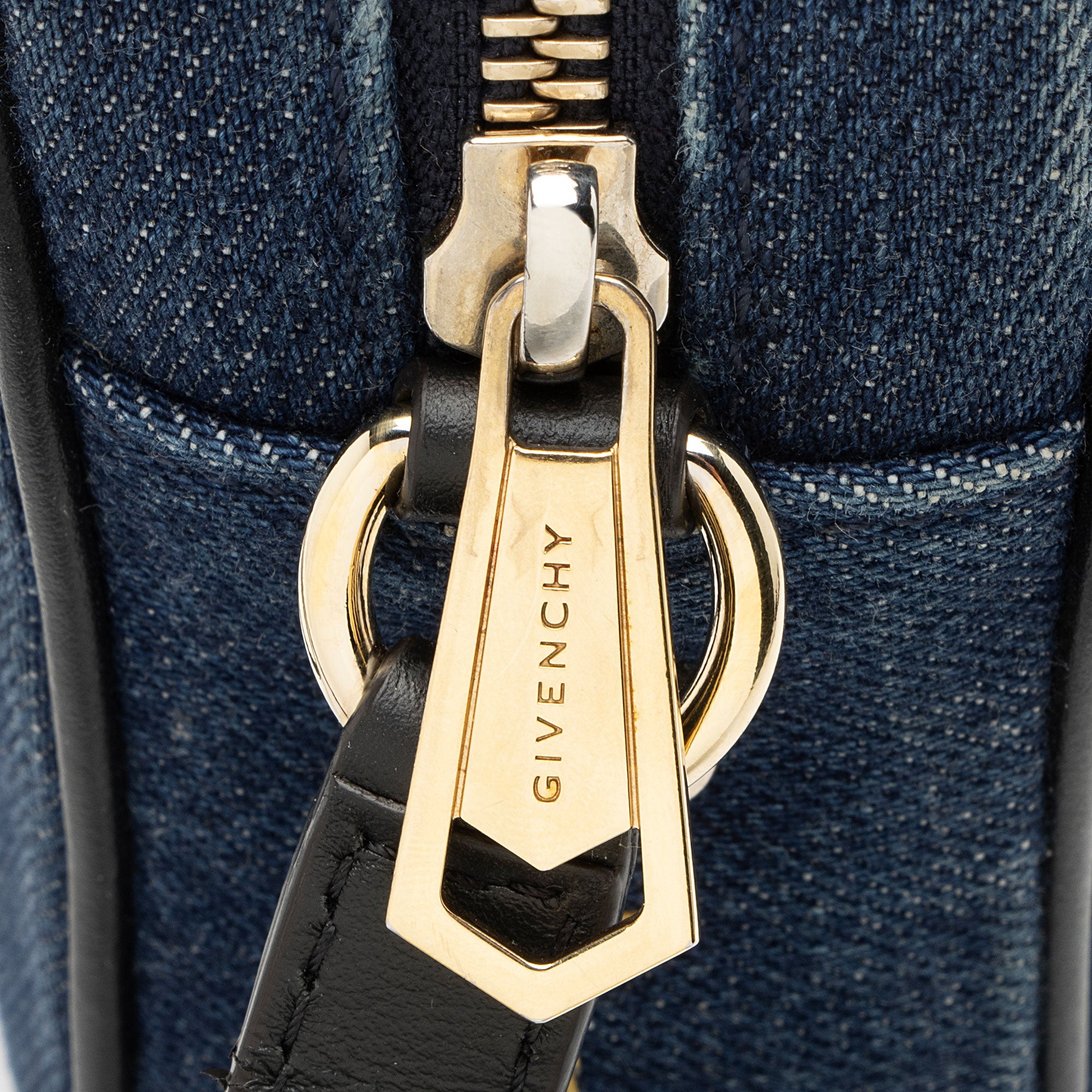Givenchy Denim Shadow Logo Bond Camera Bag