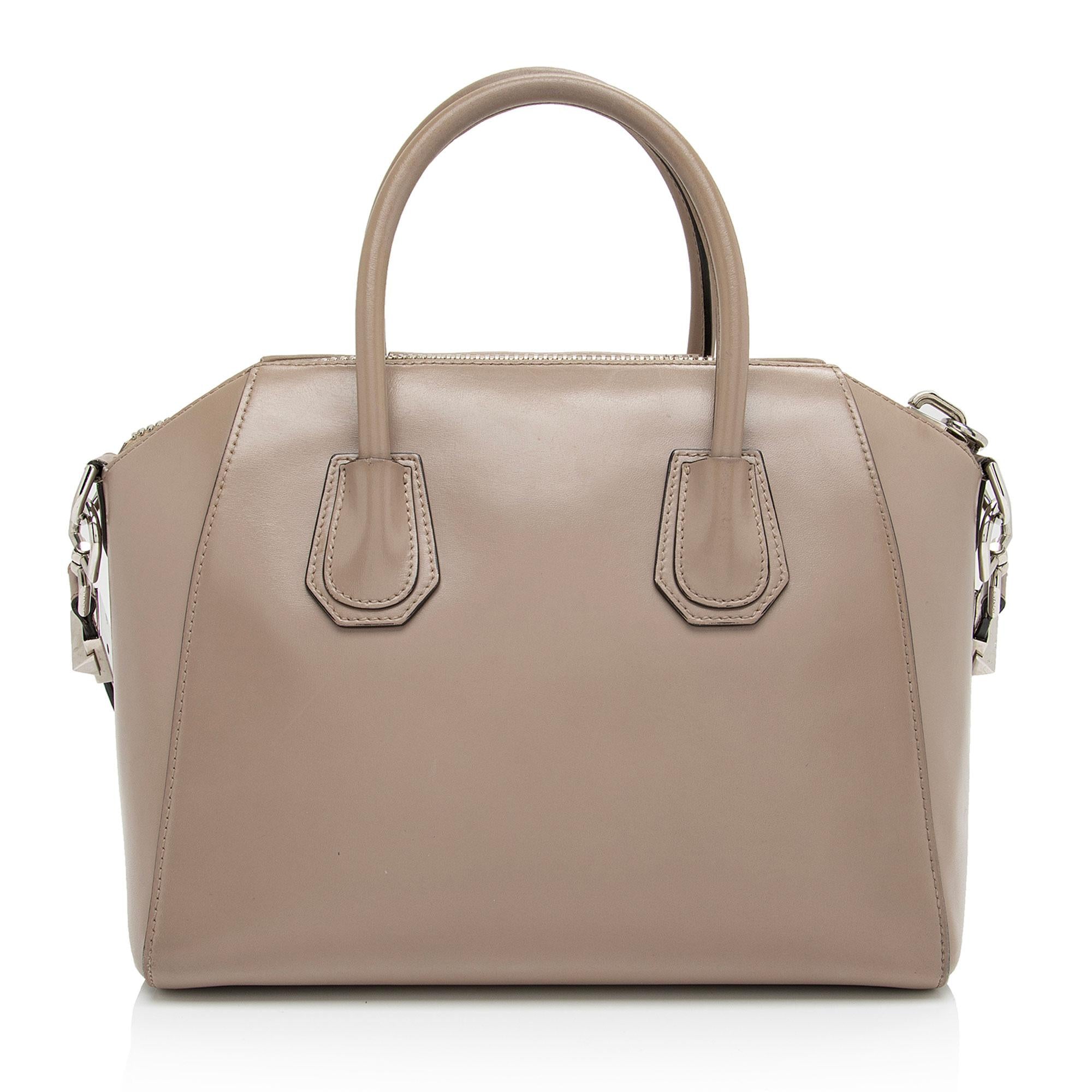 Givenchy Glazed Leather Antigona Small Satchel (SHF-Tf0lMp)