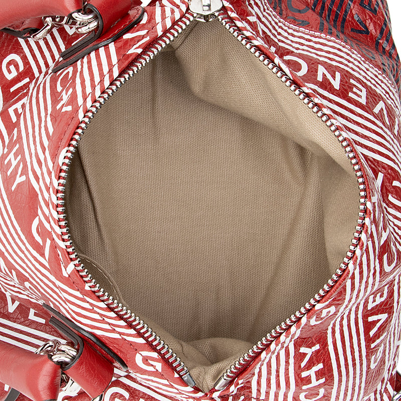 Givenchy Lambskin Logo Pandora Small Shoulder Bag (SHF-19552)