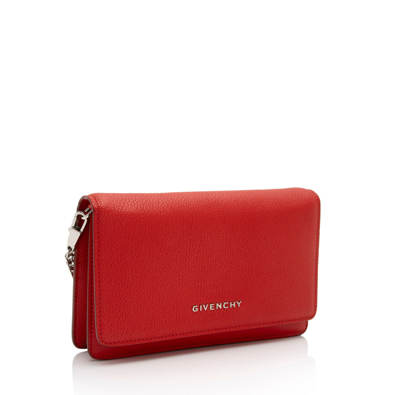 Givenchy Leather Pandora Wallet On Chain Bag (SHF-QnLE3U)