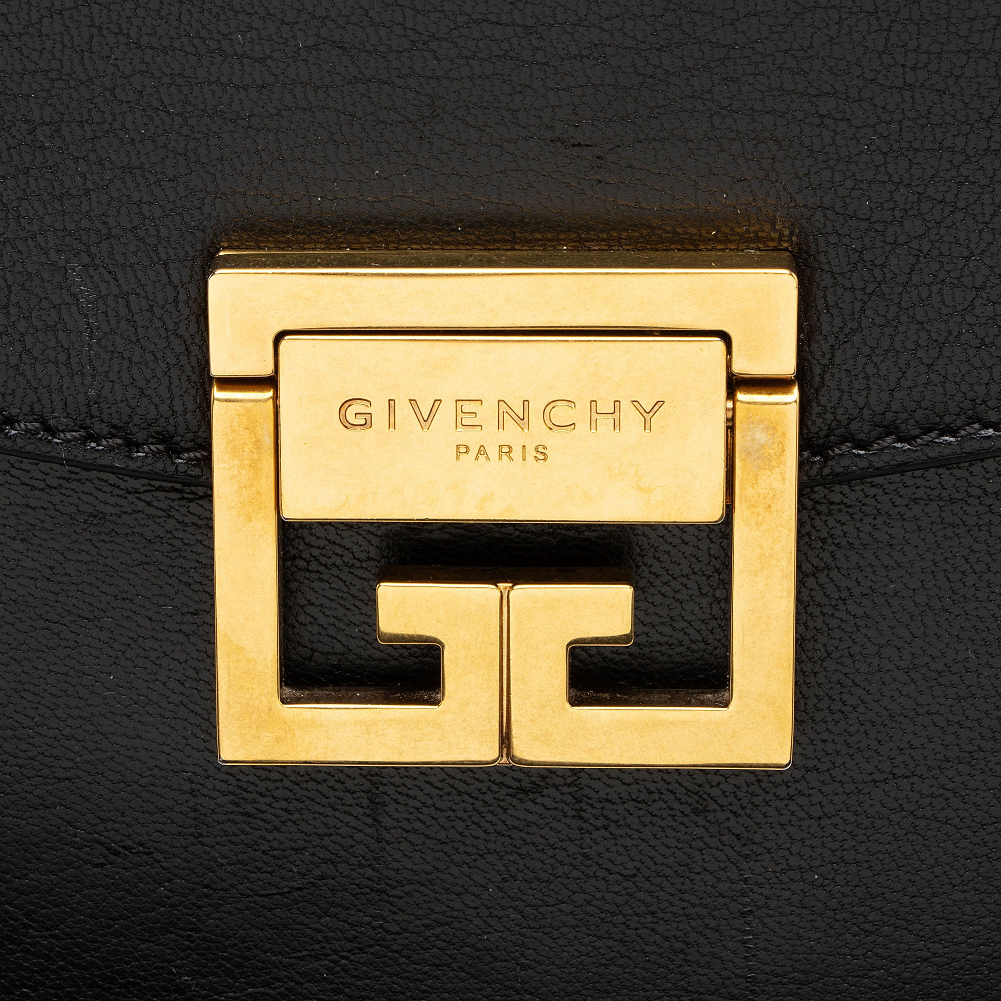 Givenchy Leather Suede GV3 Medium Shoulder Bag