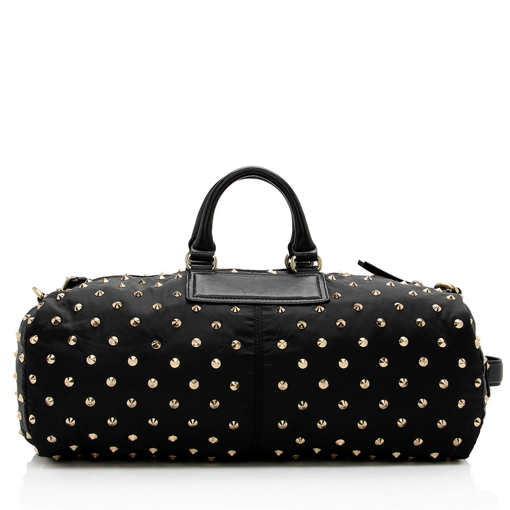 Givenchy Nylon Studded Satchel (SHF-16270)