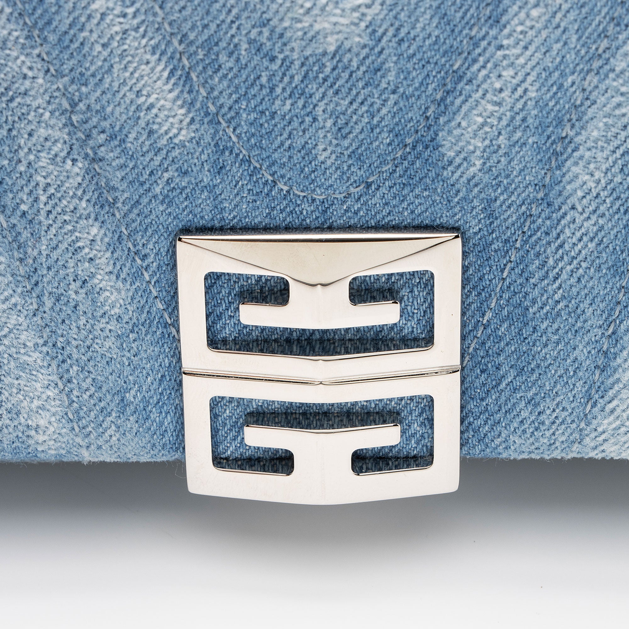 Givenchy Quilted Denim 4G Crossbody Bag (SHF-pf04SO)