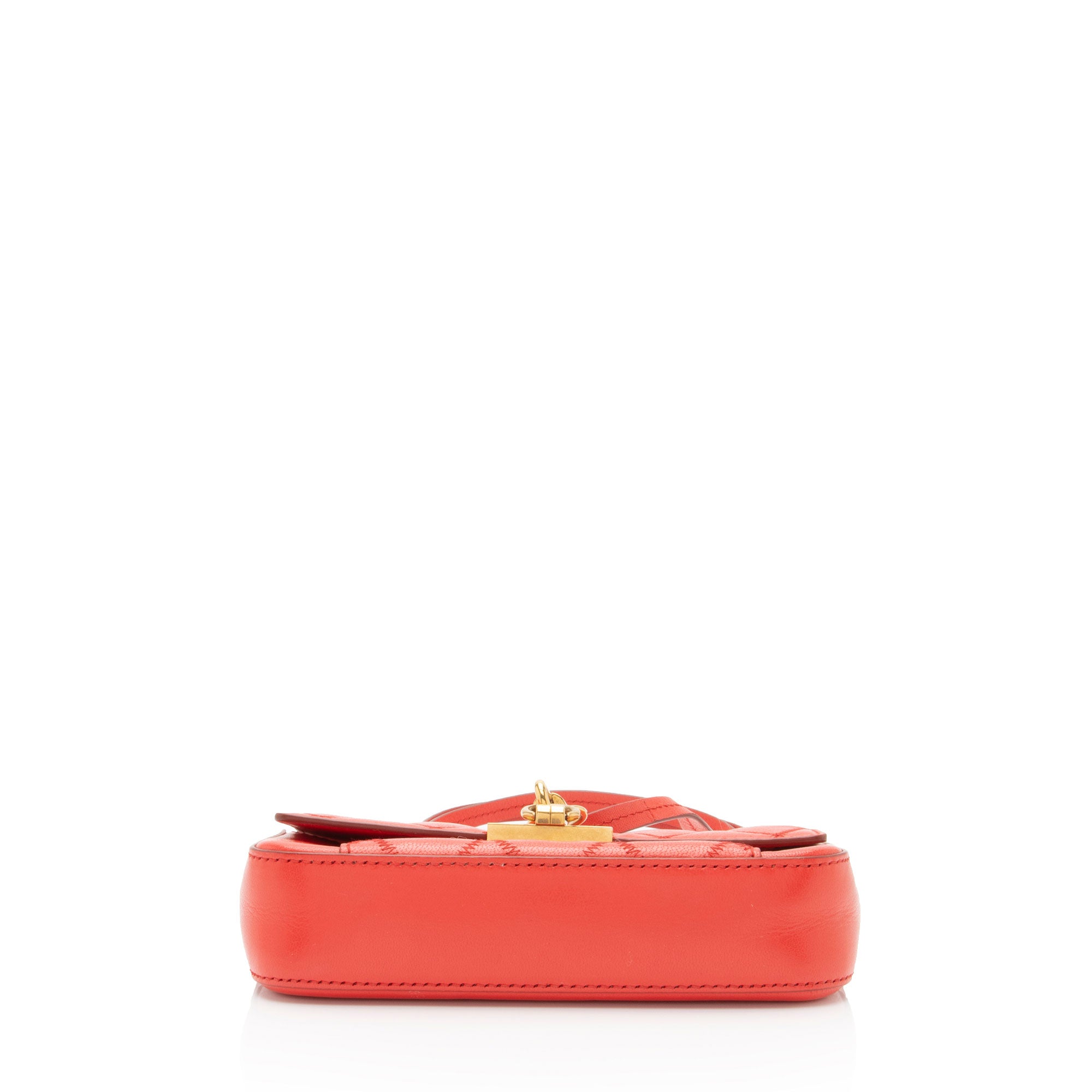 Givenchy Quilted Goatskin GV3 Pocket Mini Convertible Pouch (SHF-c5S4al)