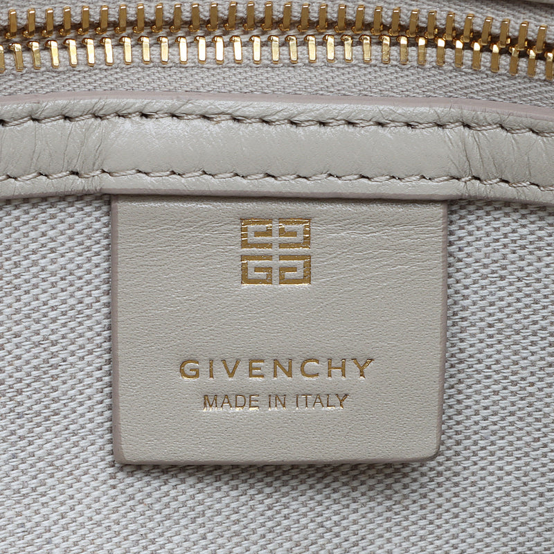 Givenchy Suede Shearling Antigona Small Satchel (SHF-aB1k6L)