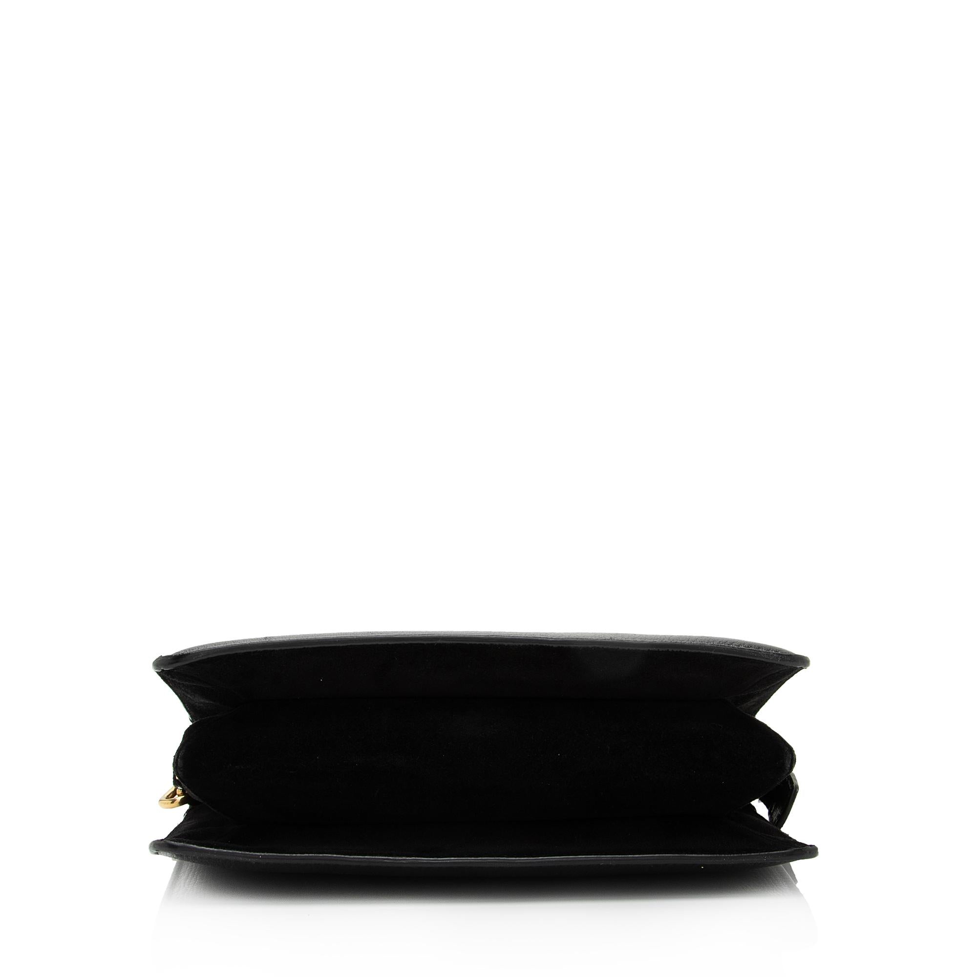 Givenchy Sugar Goatskin Suede Cross3 Chain Crossbody Bag (SHF-dHZCK9)