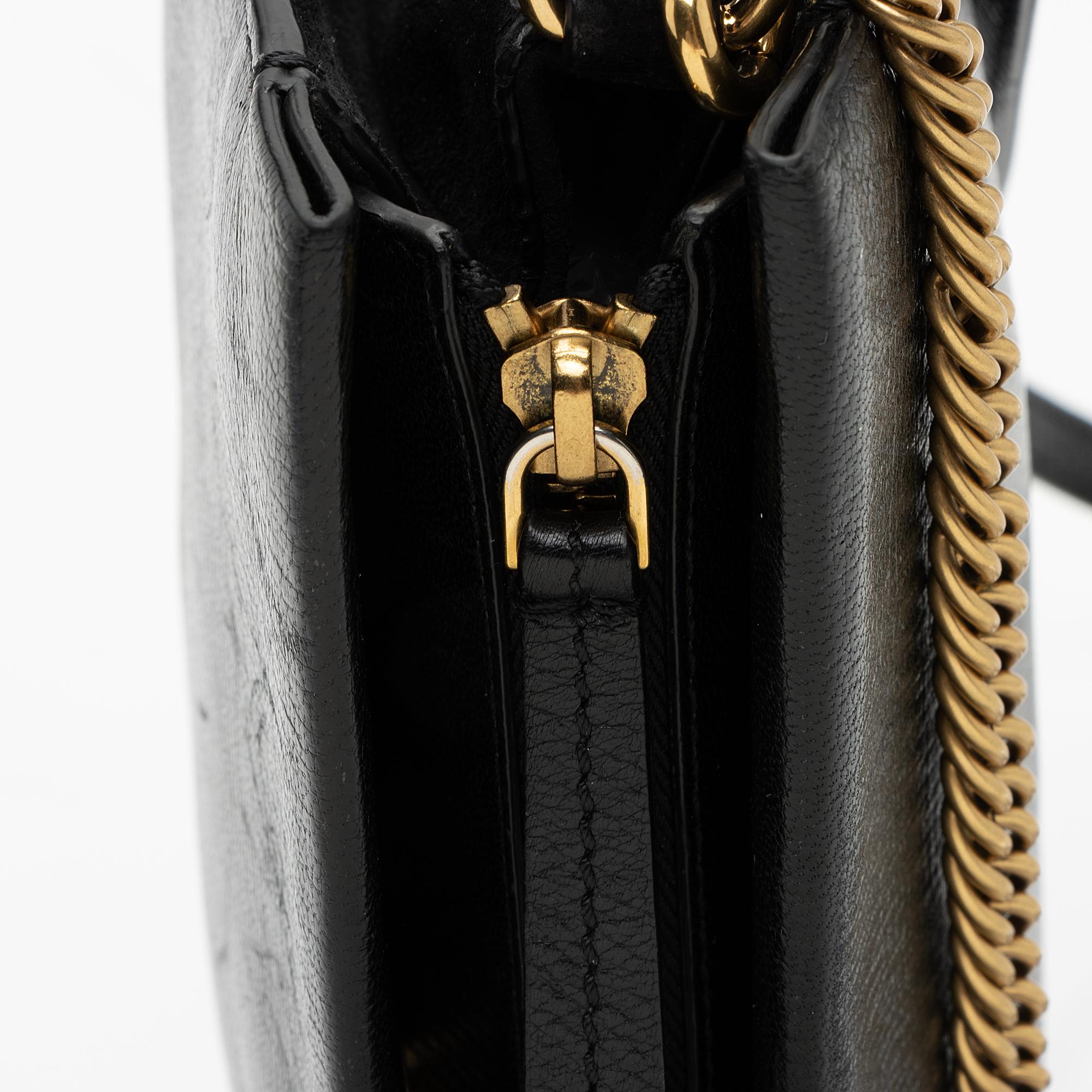 Givenchy Sugar Goatskin Suede Cross3 Chain Crossbody Bag (SHF-dHZCK9)