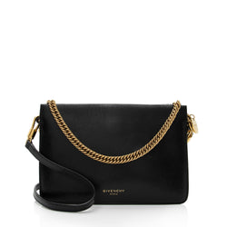 Givenchy Sugar Goatskin Suede Cross3 Chain Crossbody Bag (SHF-dHZCK9)