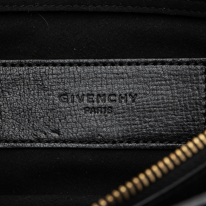 Givenchy Sugar Goatskin Suede Cross3 Chain Crossbody Bag (SHF-dHZCK9)