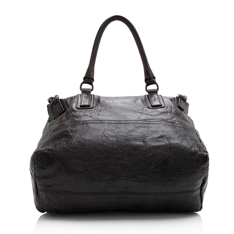 Givenchy Sheepskin Pepe Pandora Large Shoulder Bag (SHF-21646)