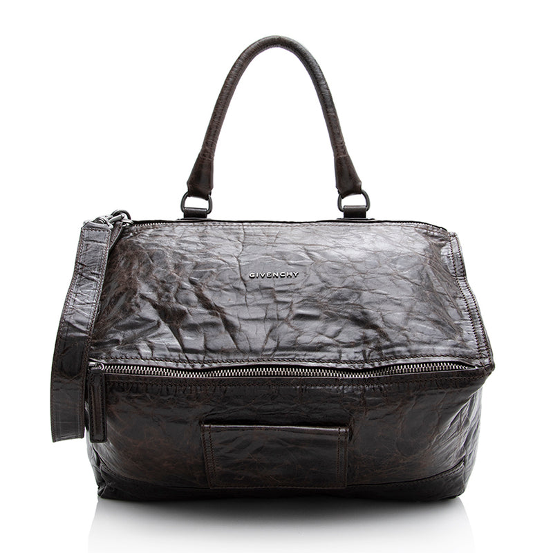 www. - Large Hobo Black Bag Genuine leather sheep skin