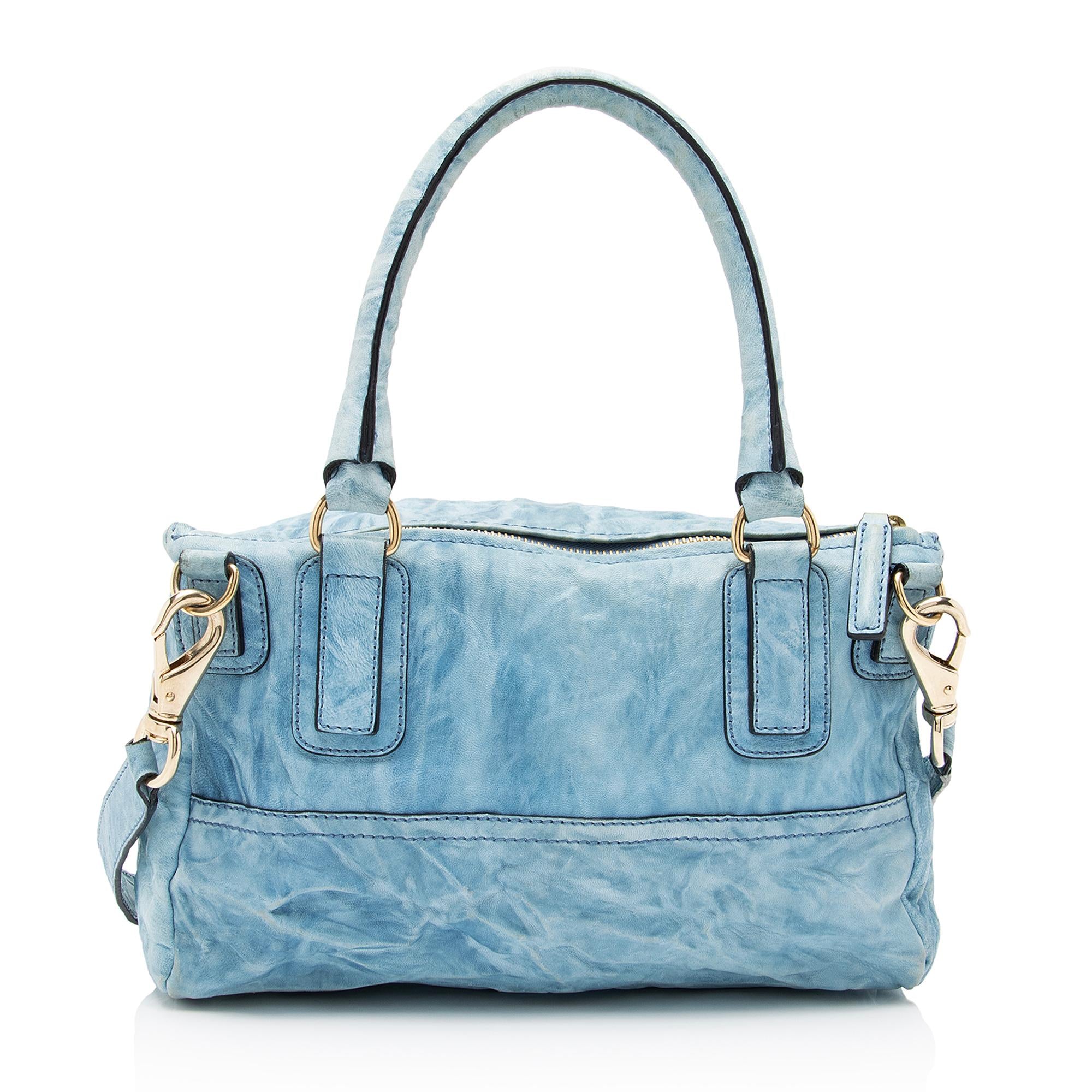 Givenchy Vintage Sheepskin Pepe Pandora Medium Shoulder Bag (SHF-23772)