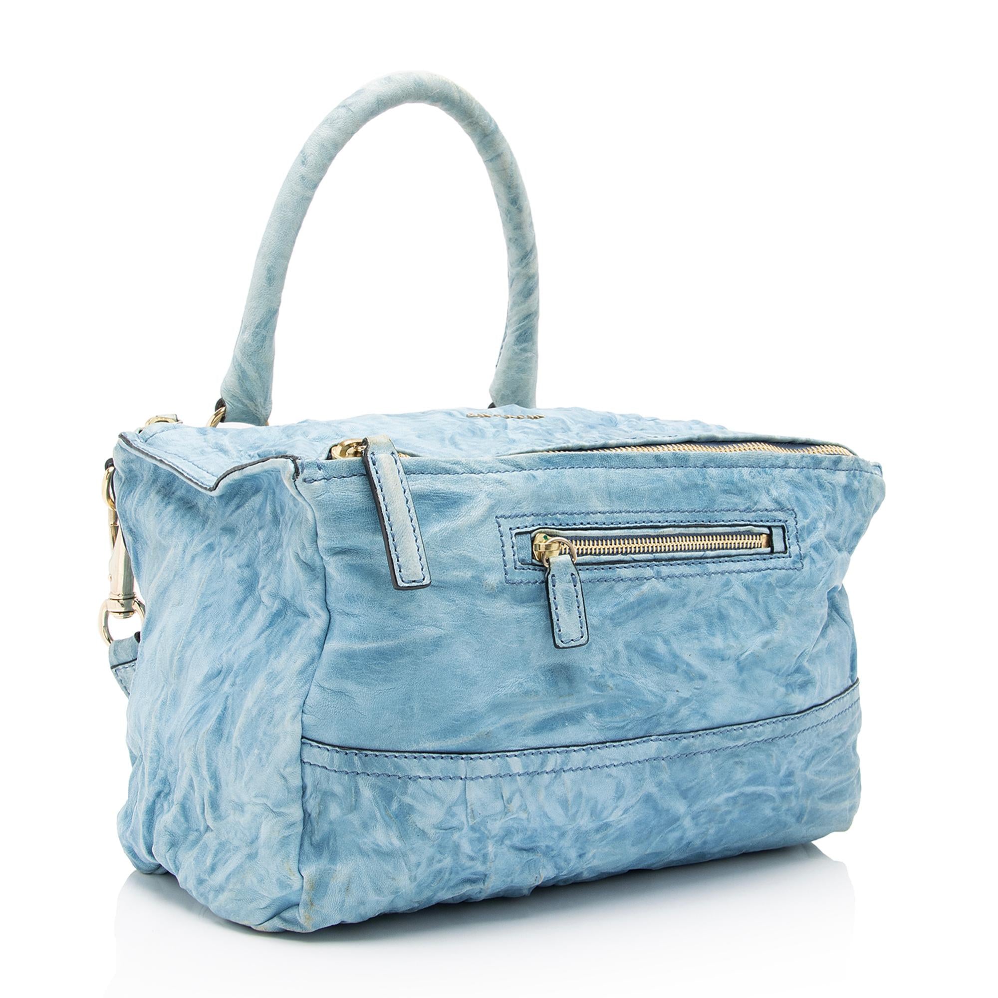 Givenchy Vintage Sheepskin Pepe Pandora Medium Shoulder Bag (SHF-23772)