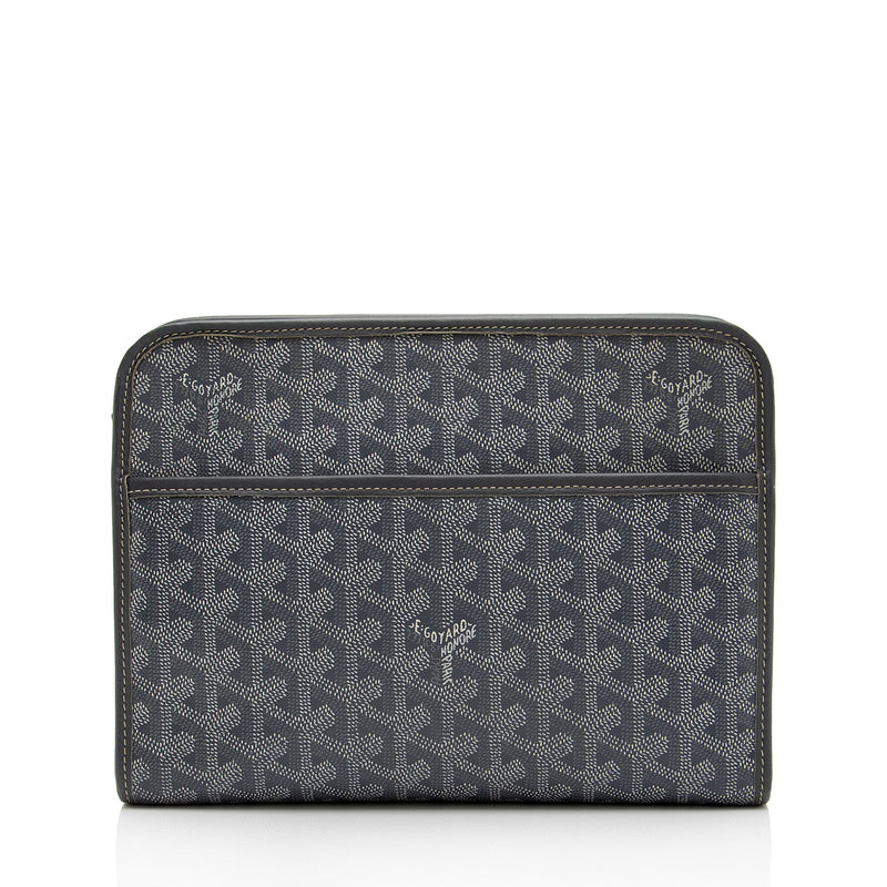 Goyard Grey Ine Canvas Belvedere Mm in Gray