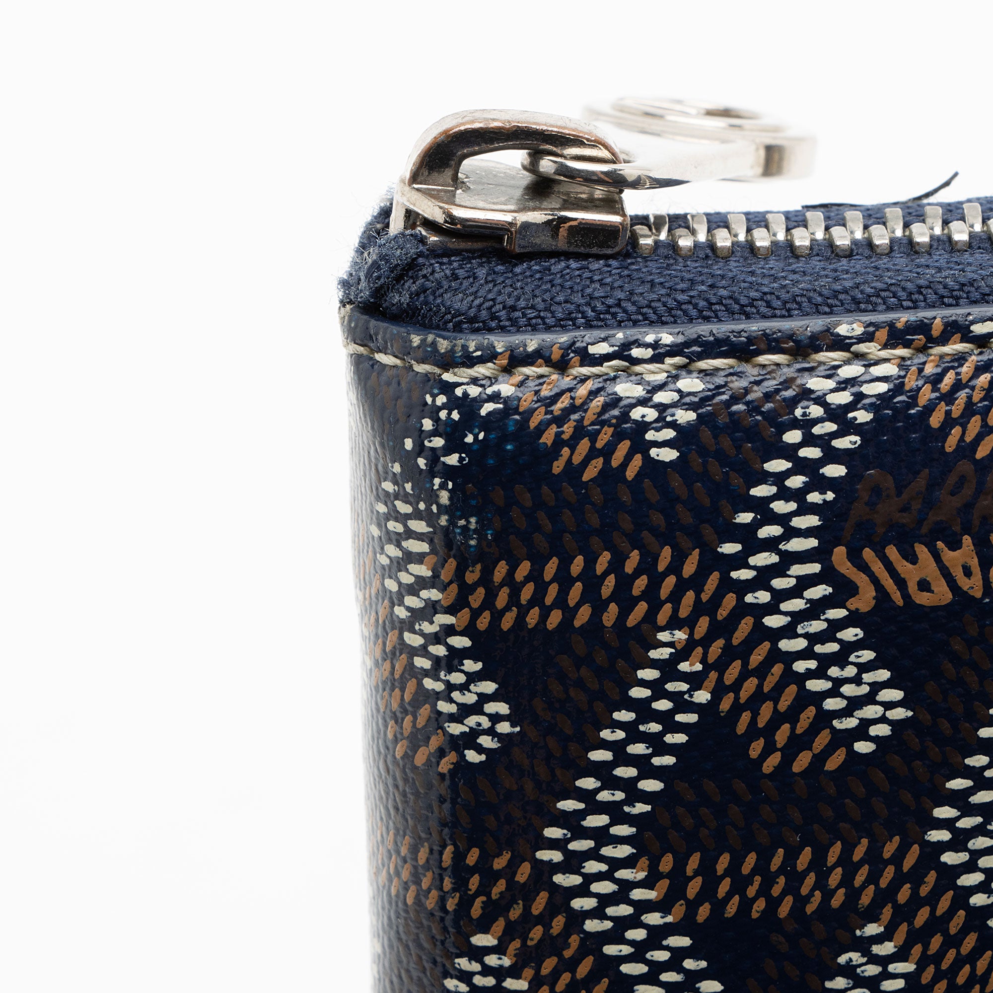 Goyard Goyardine Canvas Matignon GM Zip Wallet