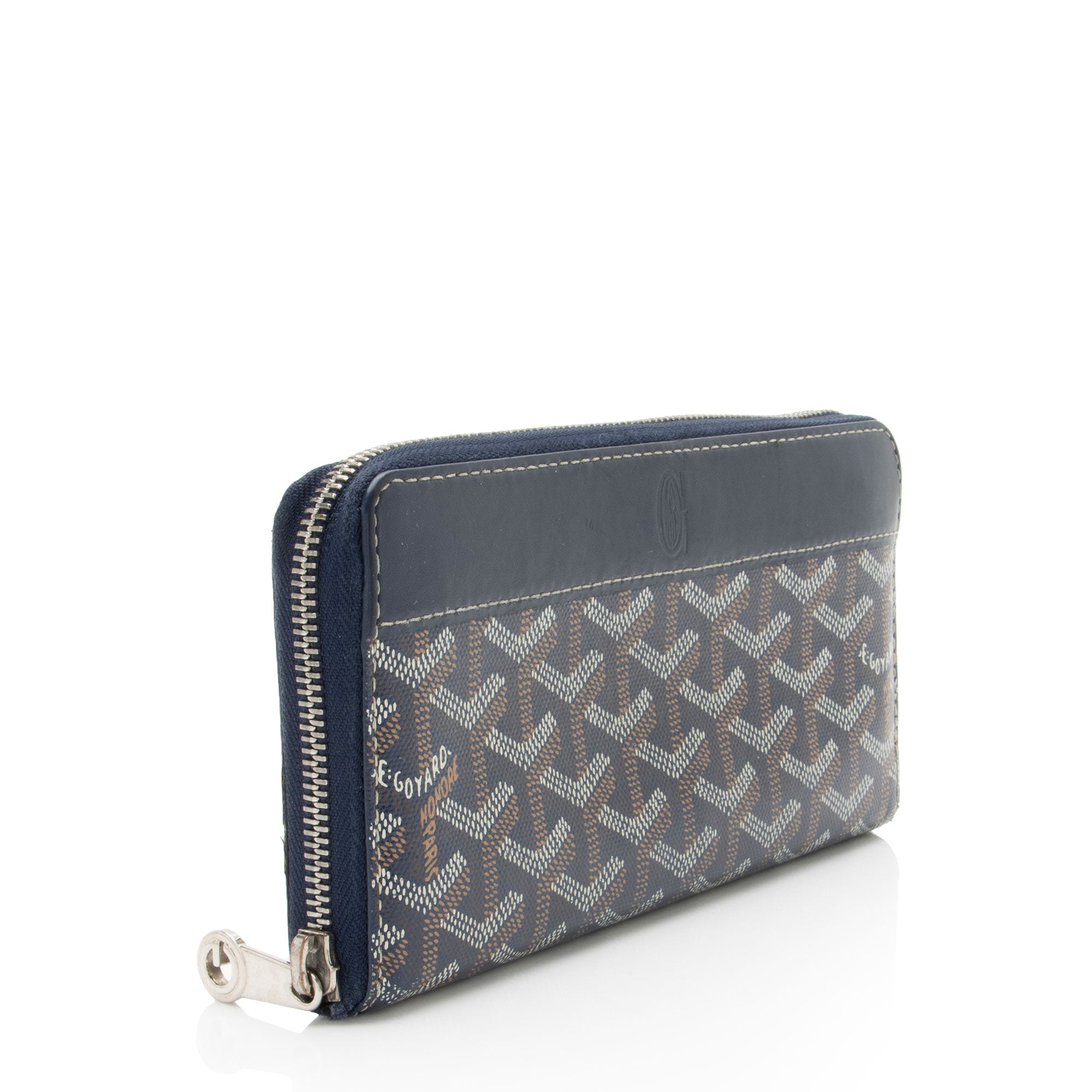 Goyard Goyardine Canvas Matignon GM Zip Wallet