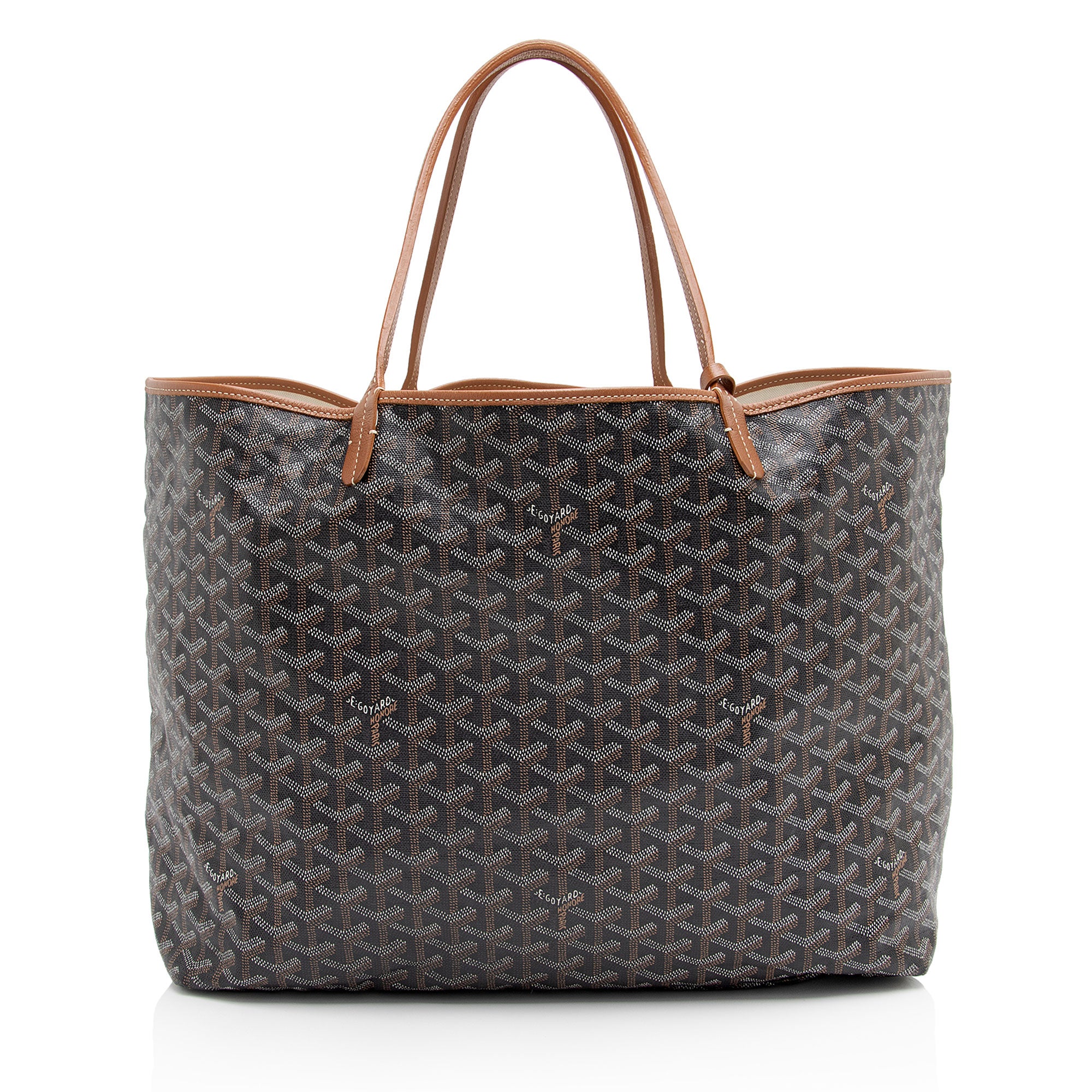 Goyard Goyardine Canvas St. Louis GM Tote (SHF-eZBZTk)
