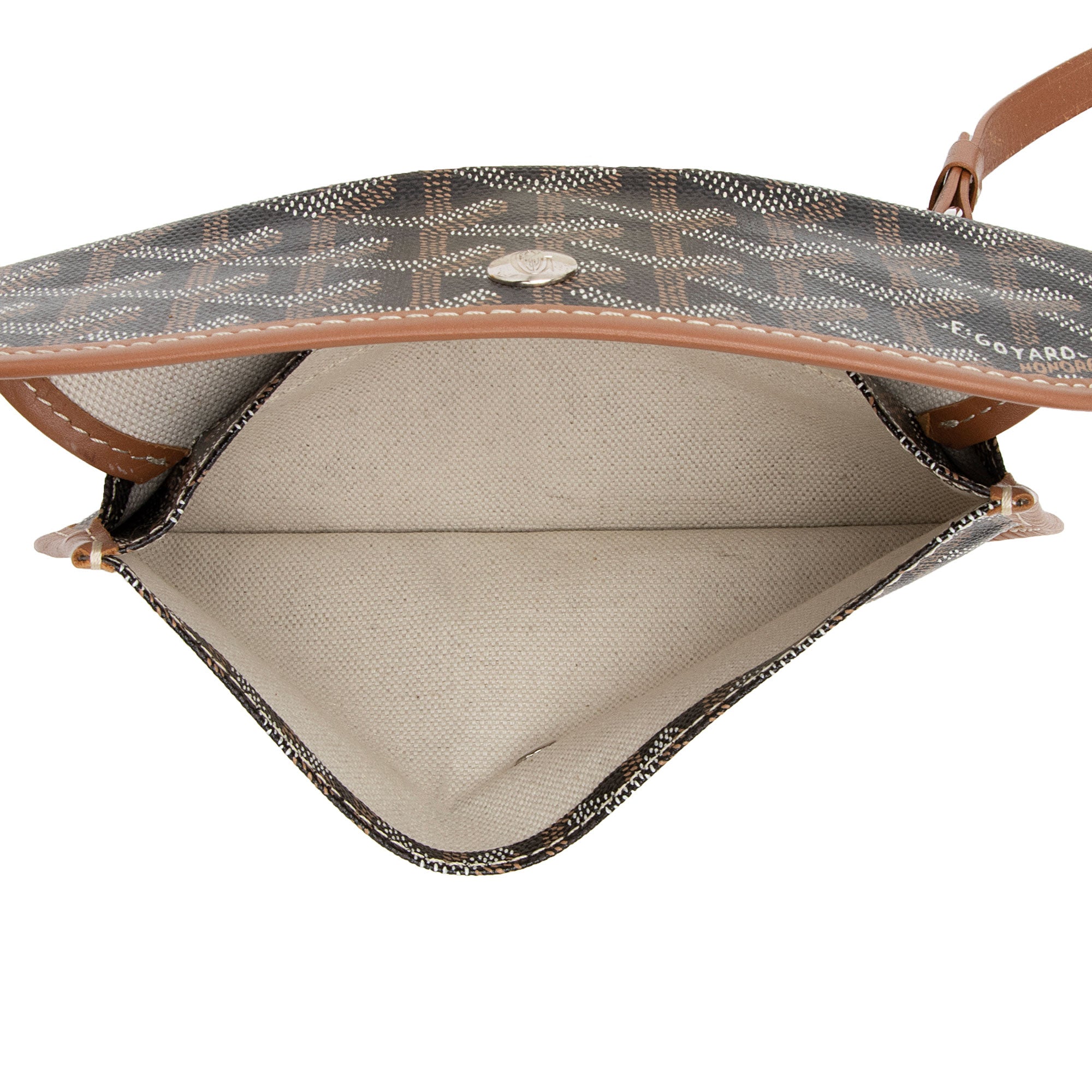 Goyard Goyardine Canvas St. Louis PM Tote (SHF-IGVgJO)