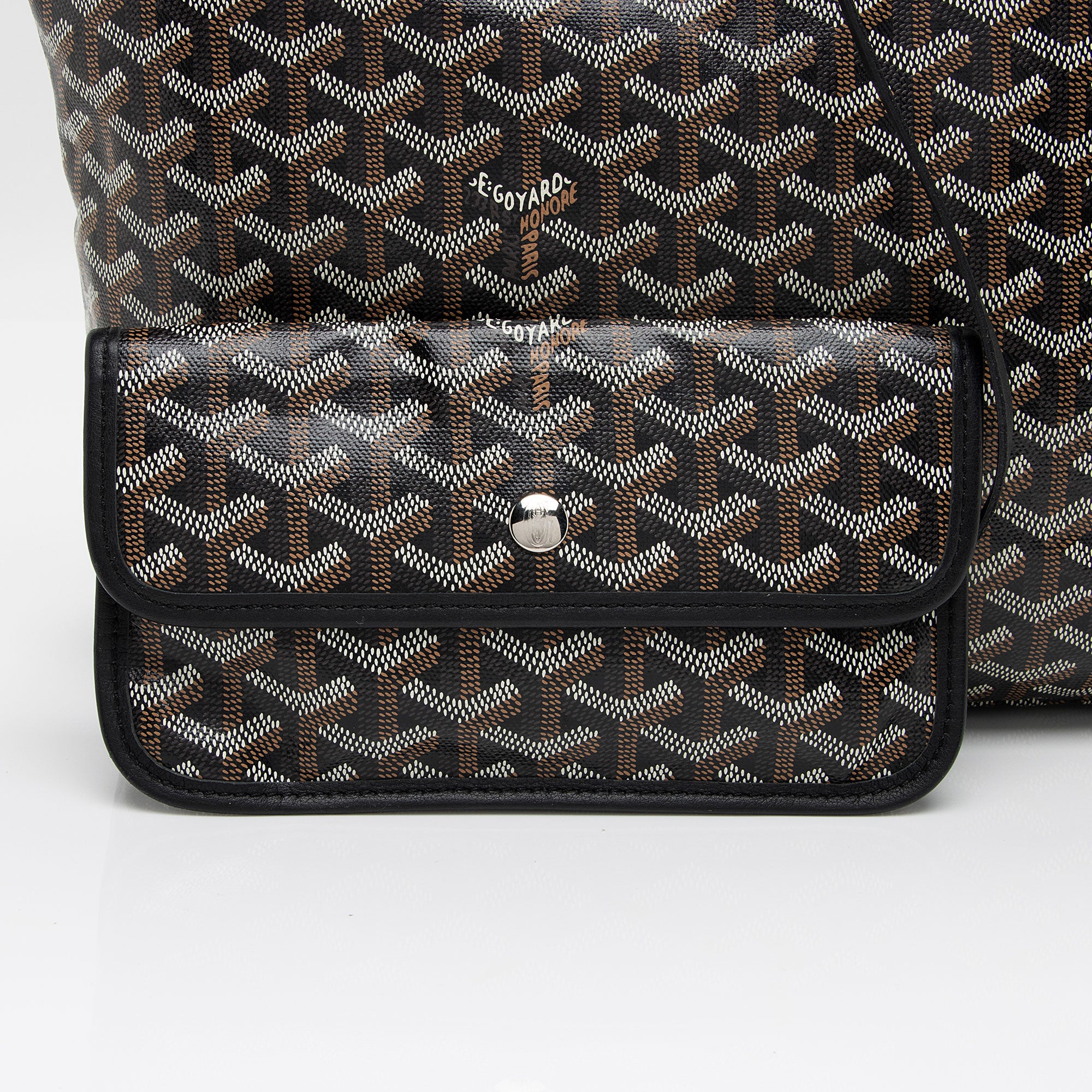 Goyard Goyardine Canvas St. Louis PM Tote (SHF-YjJqCy)