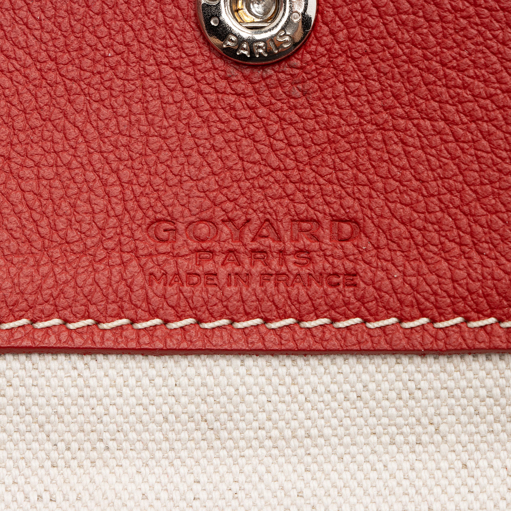 Goyard Goyardine Canvas St. Louis PM Tote