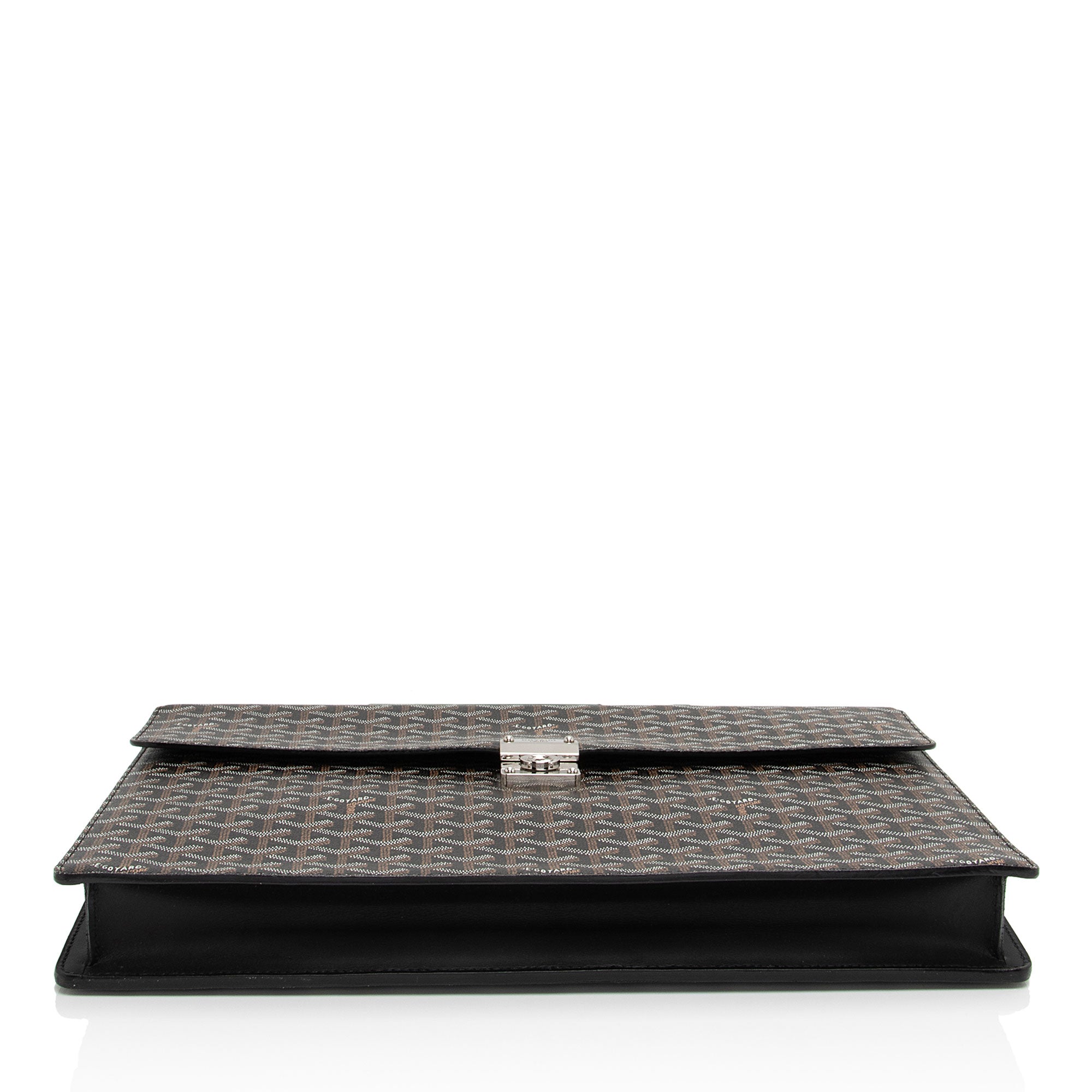 Goyard Goyardine Canvas Chypre Briefcase (SHF-Arrs2N)