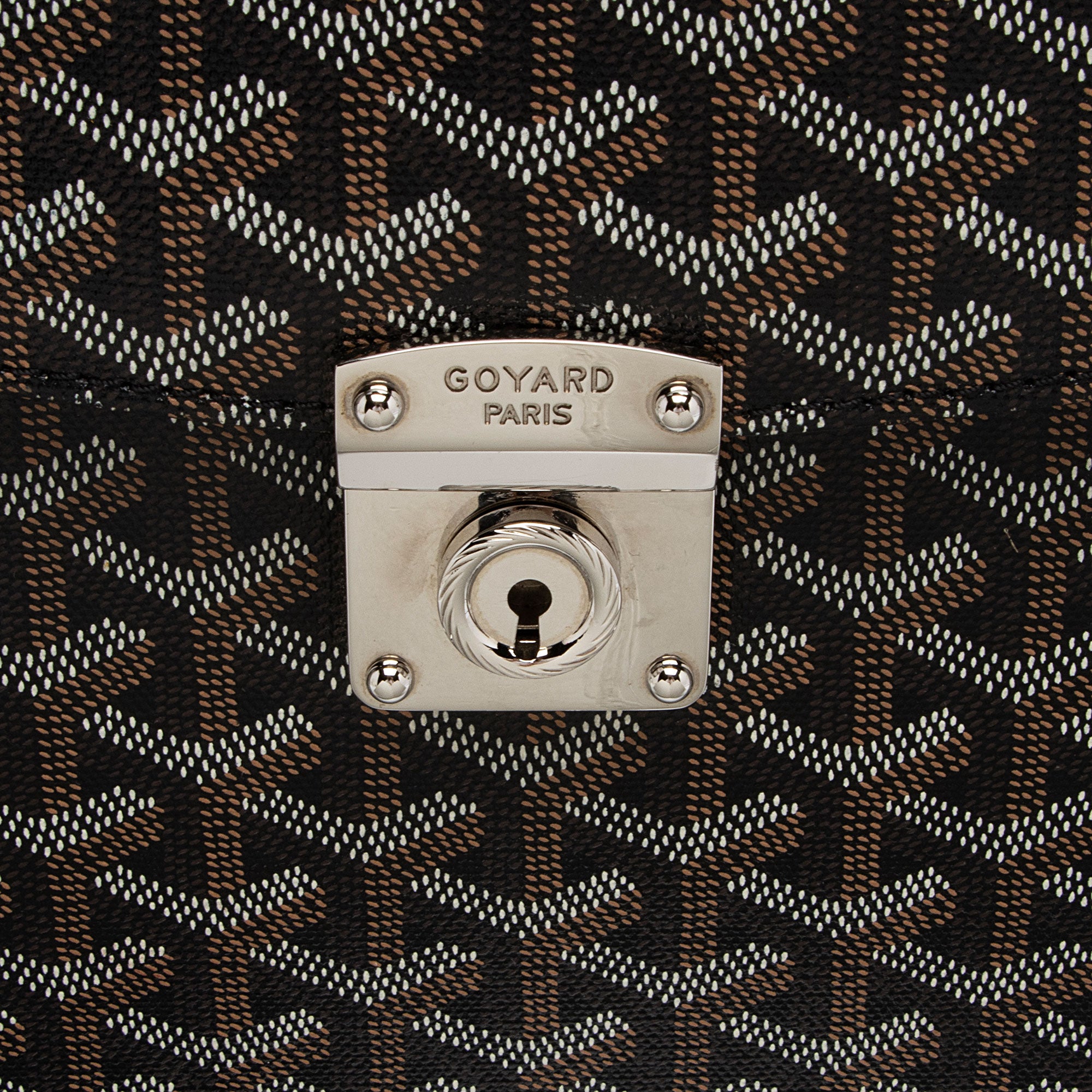 Goyard Goyardine Canvas Chypre Briefcase (SHF-Arrs2N)