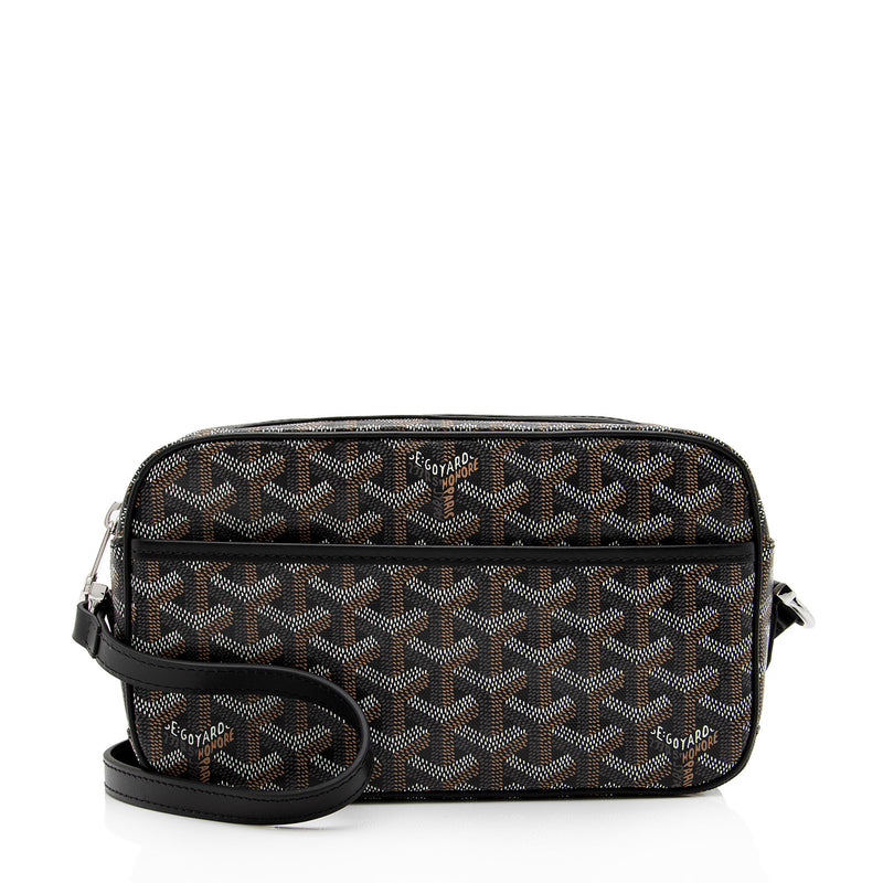 Goyard Black Coated Canvas and Leather Crossbody Bag Goyard