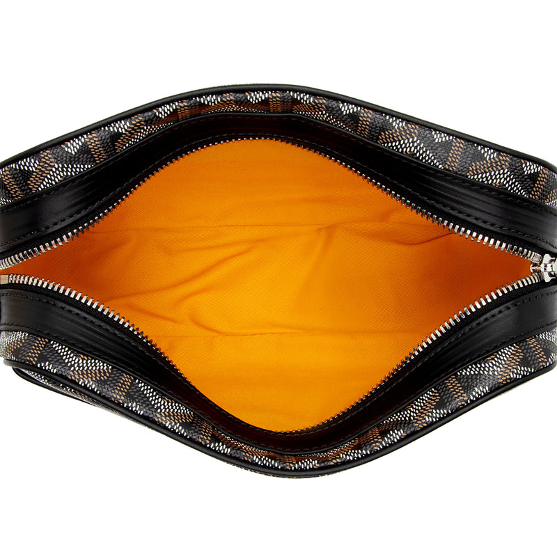Goyard chevron top goyardine sac capvert
