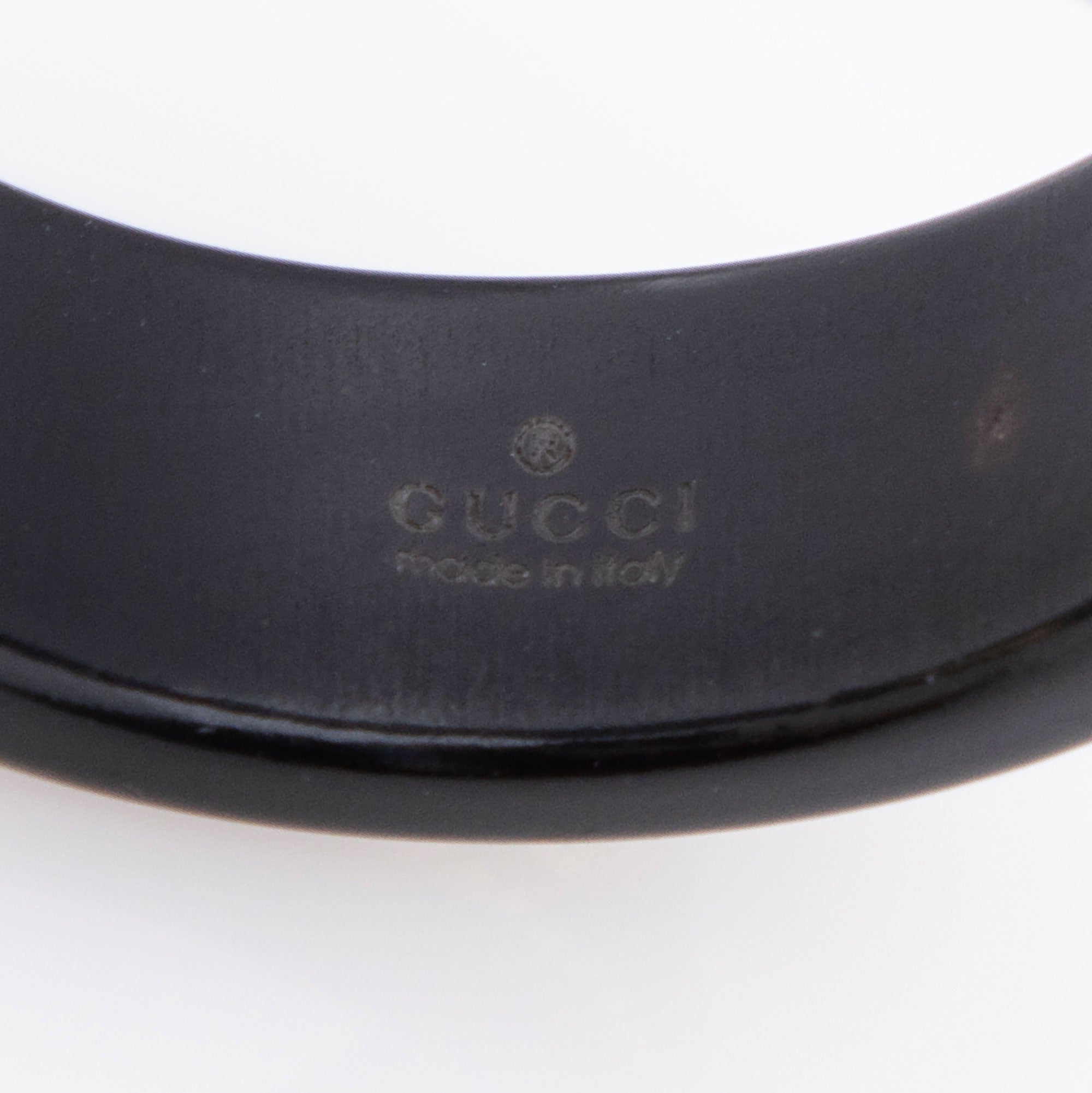 Gucci 18k Gold Interlocking G Icon Ring - Size 8 3/4
