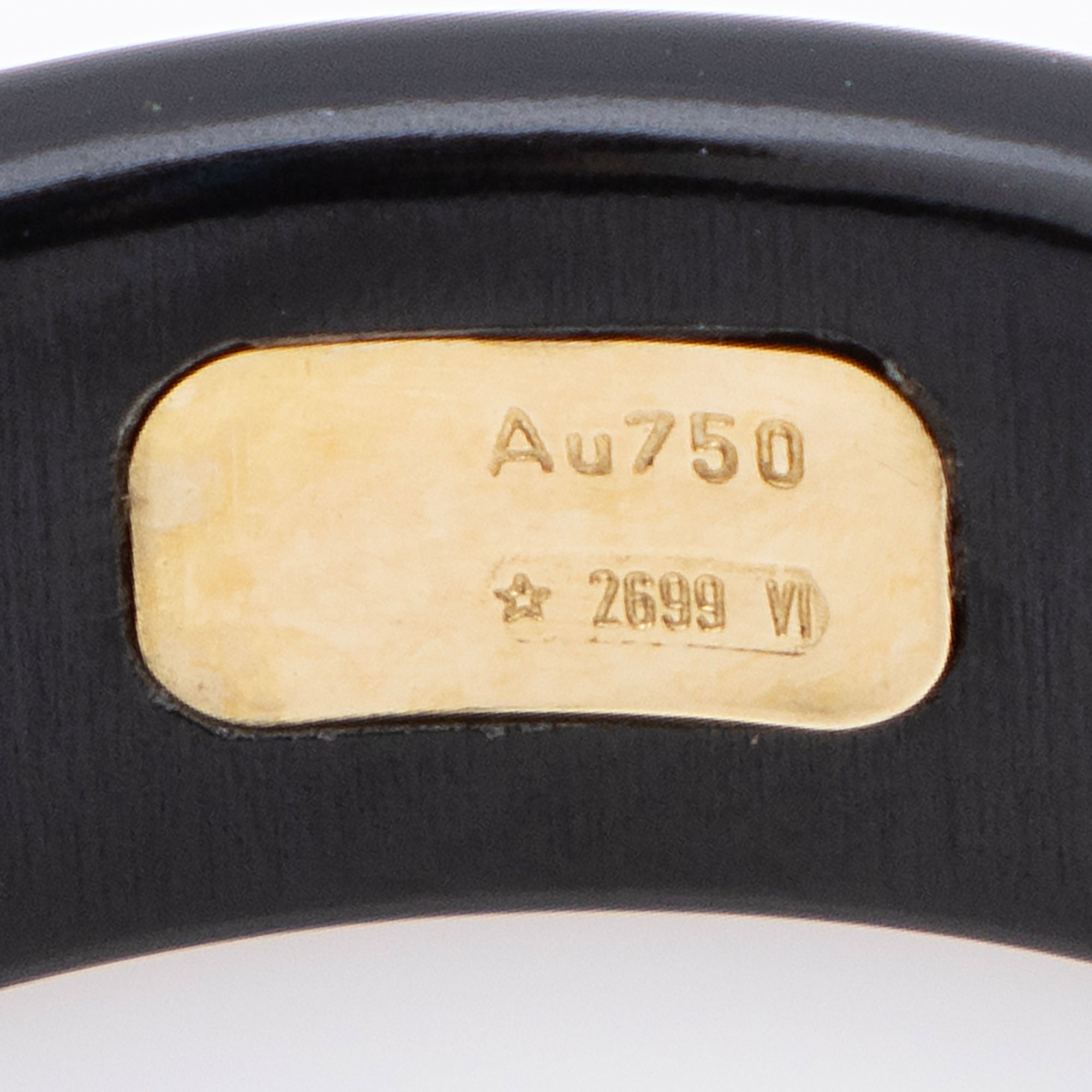 Gucci 18k Gold Interlocking G Icon Ring - Size 8 3/4